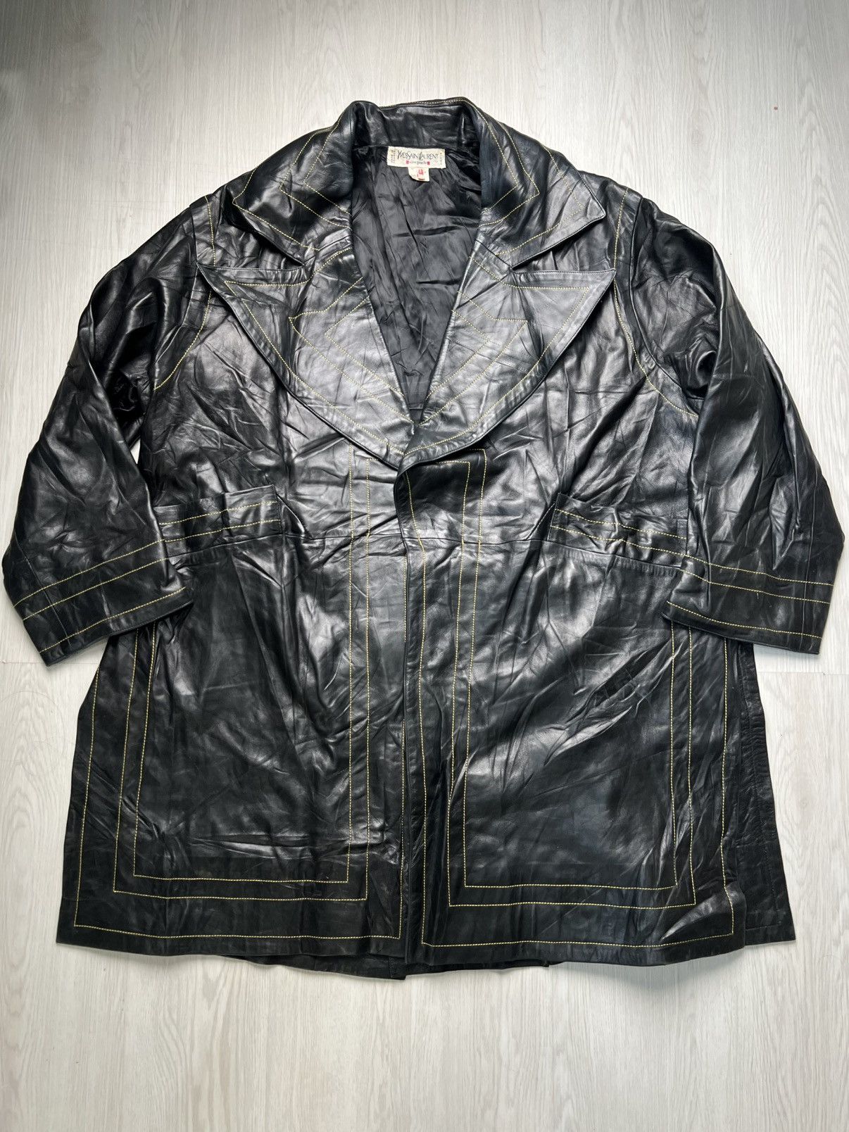 Vintage × Yves Saint Laurent Saint Laurent Rive Gauche Leather