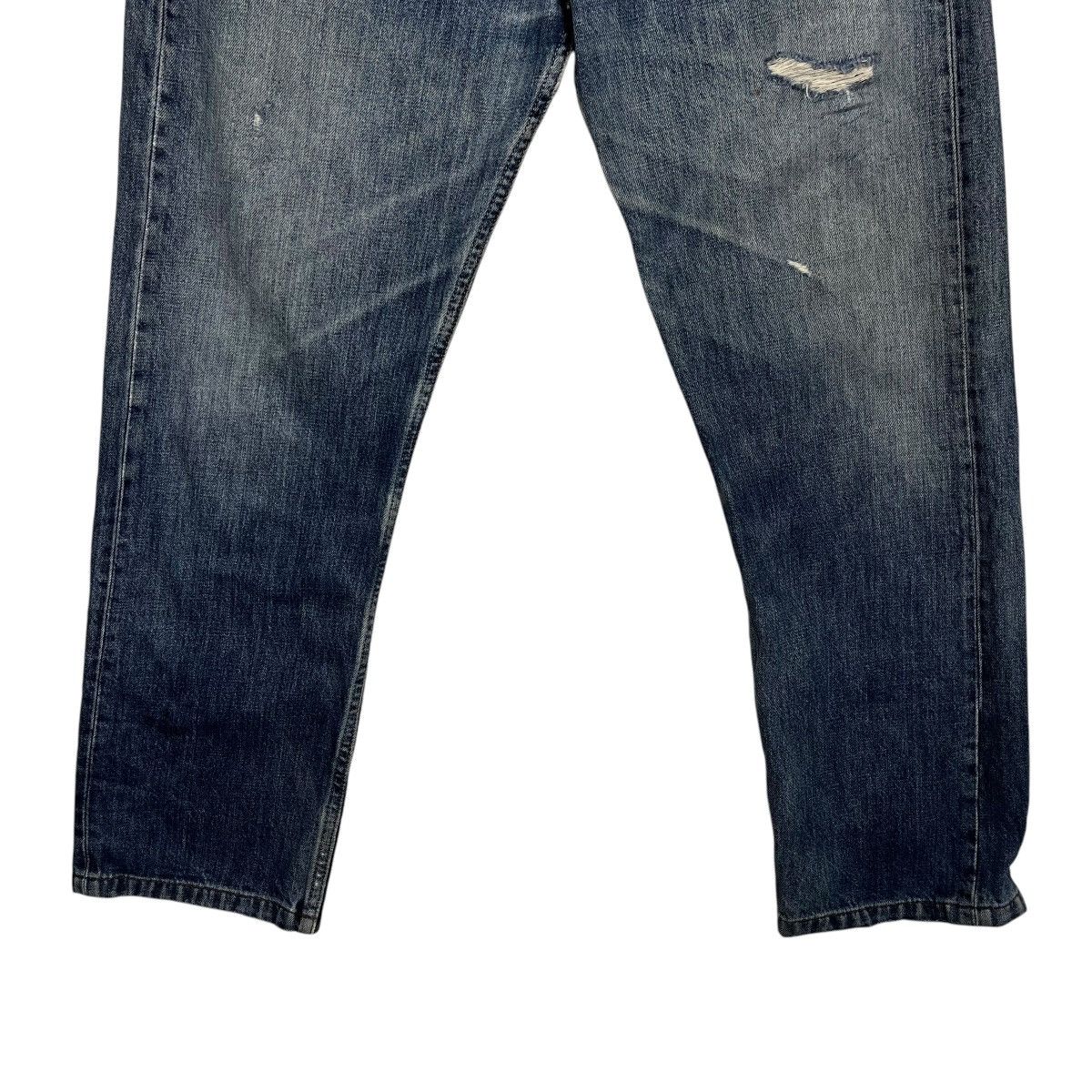 Levi's Vintage Y2k Levis Lot 501 Distressed Denim Jeans Size US 32 / EU 48 - 4 Thumbnail