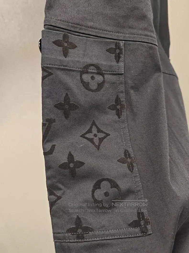 Louis Vuitton Louis Vuitton size US 50 Flocked black slacks pants Size US 34 / EU 50 - 5 Thumbnail