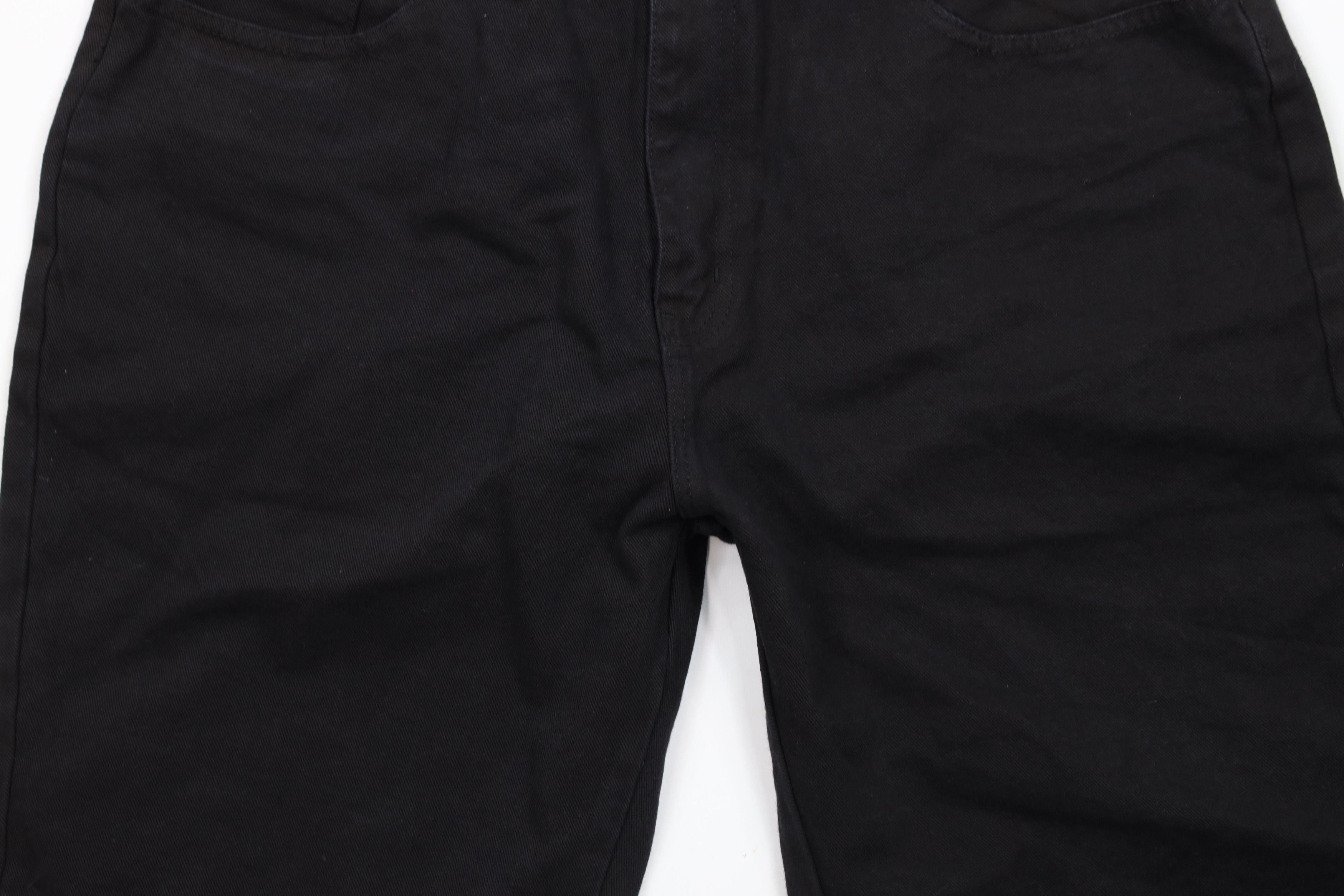 Vintage Deadstock Vintage 90s Streetwear Jean Shorts Jorts Black Size US 36 / EU 52 - 3 Thumbnail