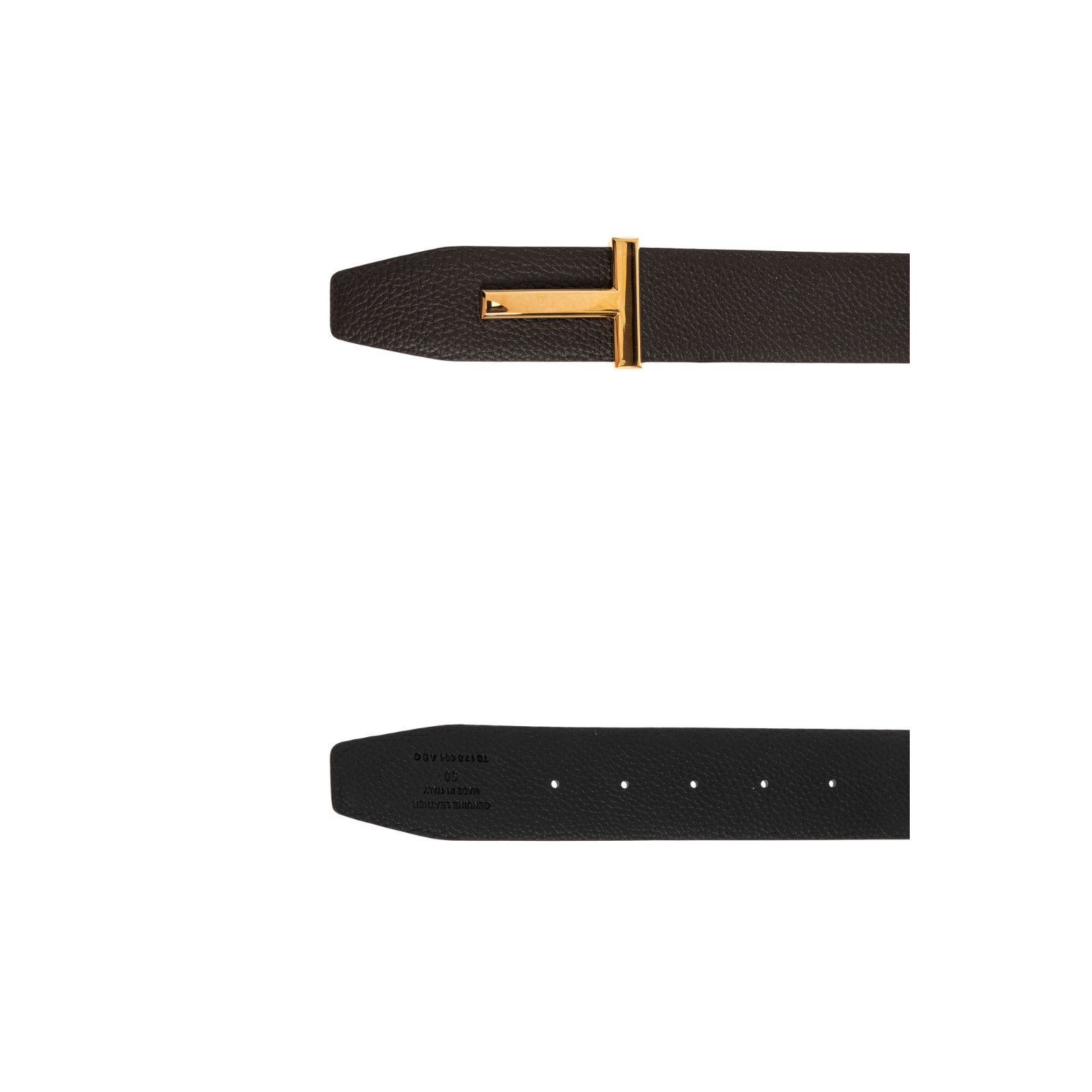 Tom Ford TOM FORD Black Double-Sided Belt New & Authentic (Men's size Size ONE SIZE - 3 Thumbnail