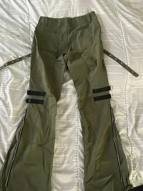 Indigo Bag Gothic Punk Baggy Trousers Bandage Size 28" / US 6 / IT 42 - 3 Thumbnail