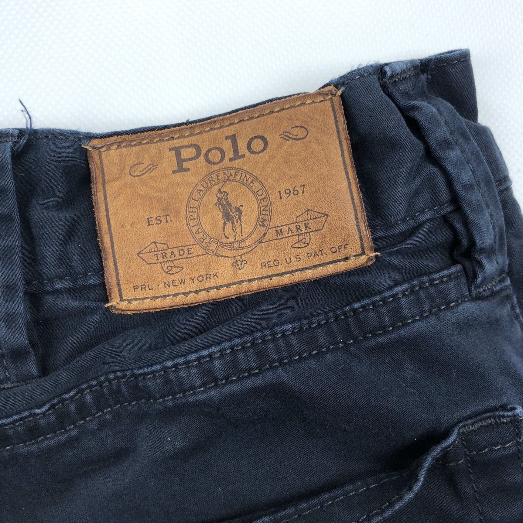 Polo Ralph Lauren Polo Ralph Lauren Men's Navy Blue Varick Slim Straight Leg Pants 38x30 Size 38 Regular Navy Blue Chino Straight 5-Pocket Design Size US M / EU 48-50 / 2 - 7 Thumbnail