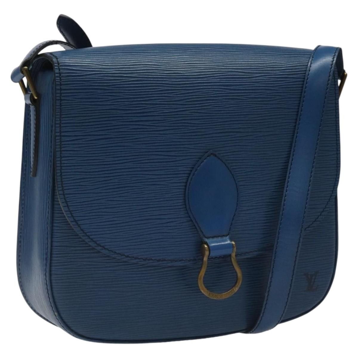 Louis Vuitton LOUIS VUITTON Epi Saint Cloud GM Shoulder Bag Toledo Blue Size ONE SIZE - 1 Thumbnail