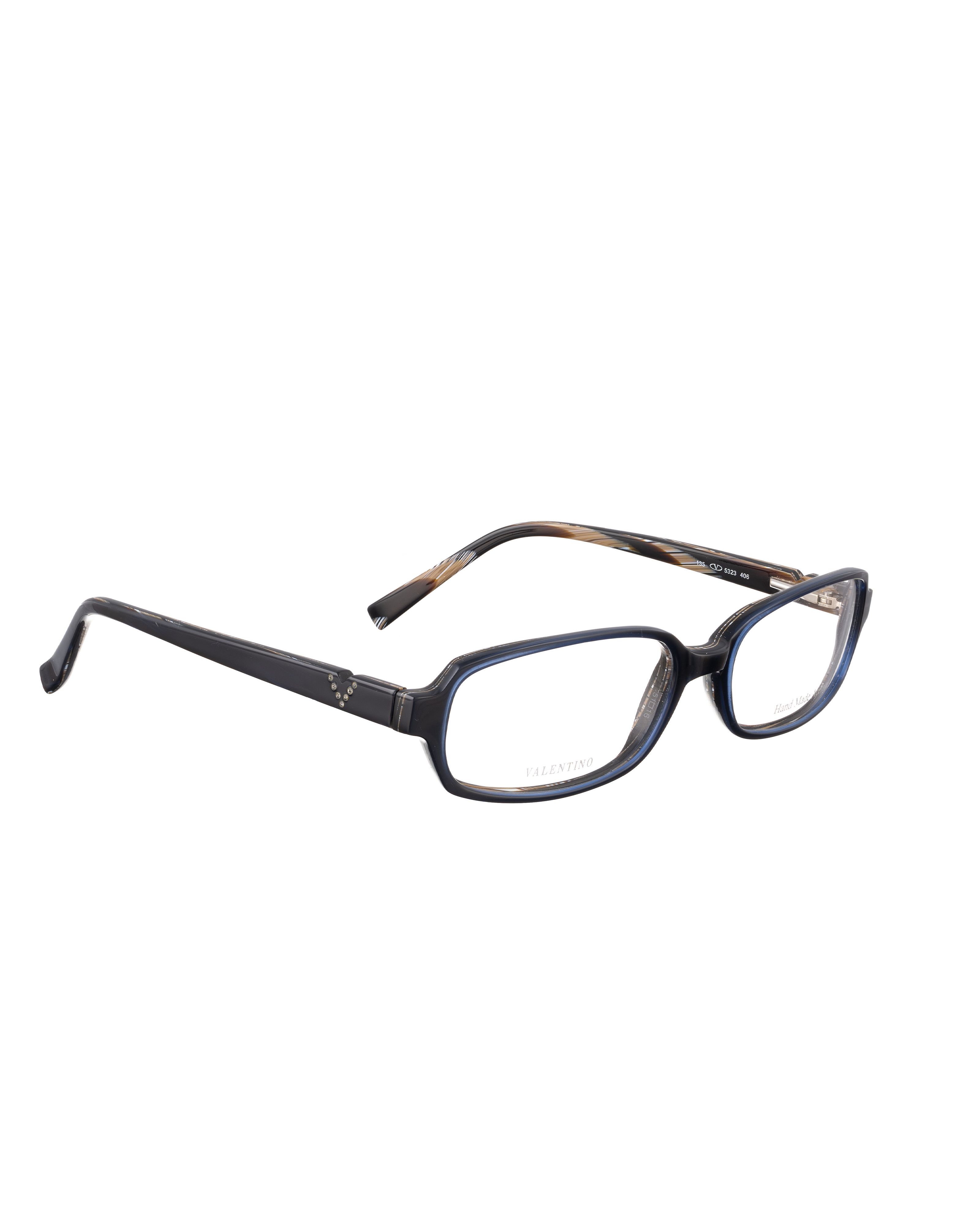 Valentino Valentino 00s Black Navy Retro Glasses Size ONE SIZE - 2 Thumbnail
