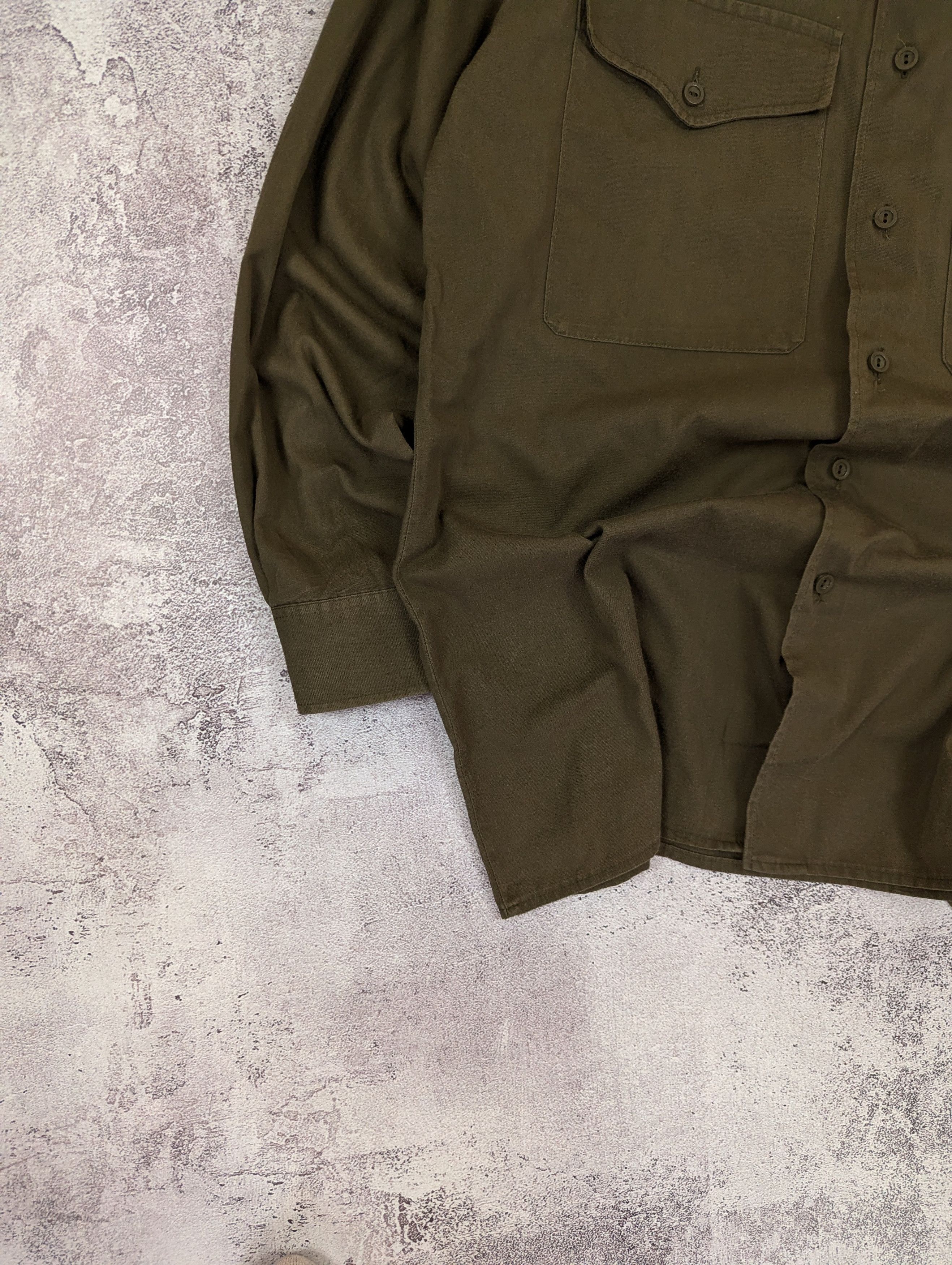 Vintage Vintage 1985 Austrian Army Shirt M/L Size US M / EU 48-50 / 2 - 2 Thumbnail