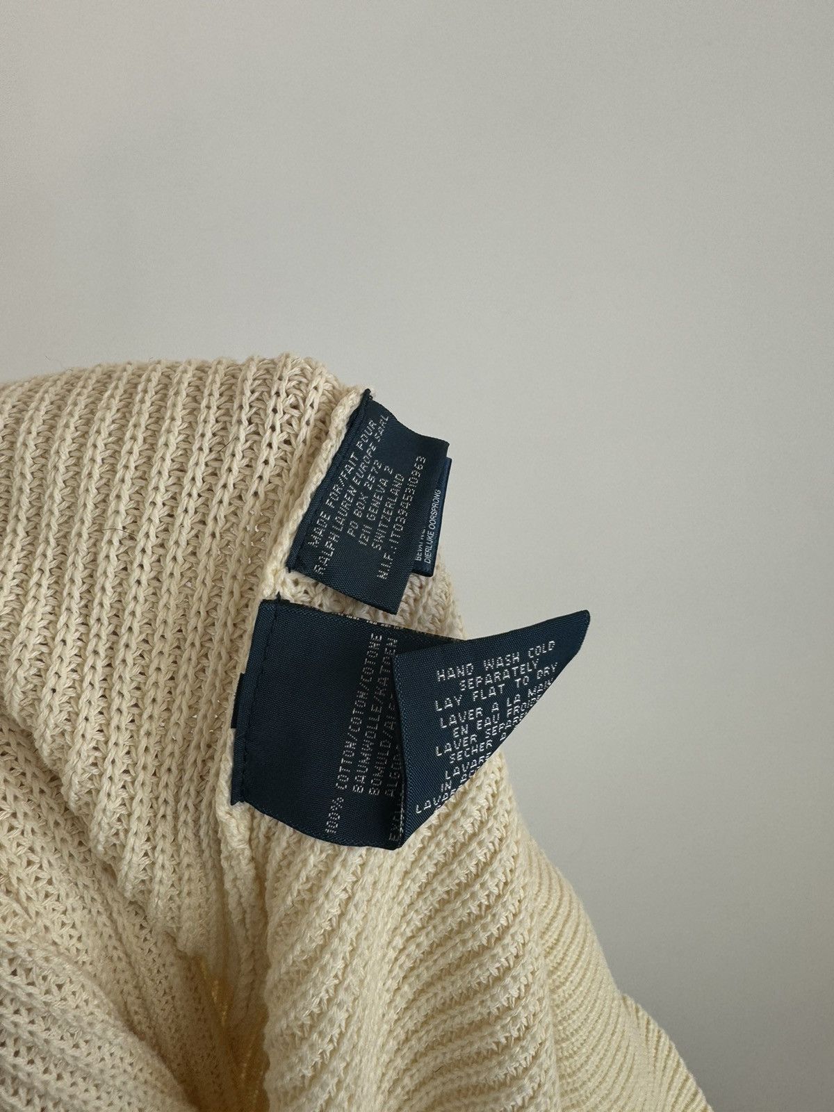Polo Ralph Lauren × Vintage Vintage Polo Ralph Lauren Cotton Sweater Size US L / EU 52-54 / 3 - 5 Thumbnail