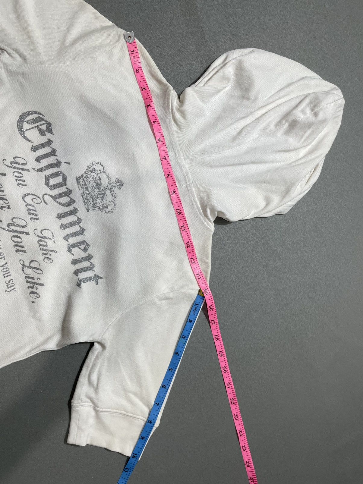 Hysteric Glamour Japanese y2k Crown Poem Hoodie gothic style Size M / US 6-8 / IT 42-44 - 8 Thumbnail