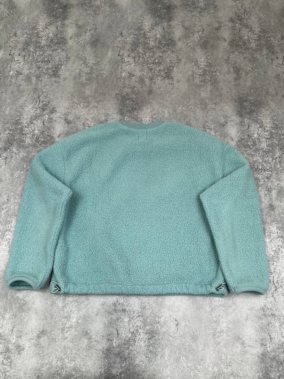 Gap GAP Women Fleece Sweatshirt Green Pullover Size S Size S / US 4 / IT 40 - 6 Thumbnail