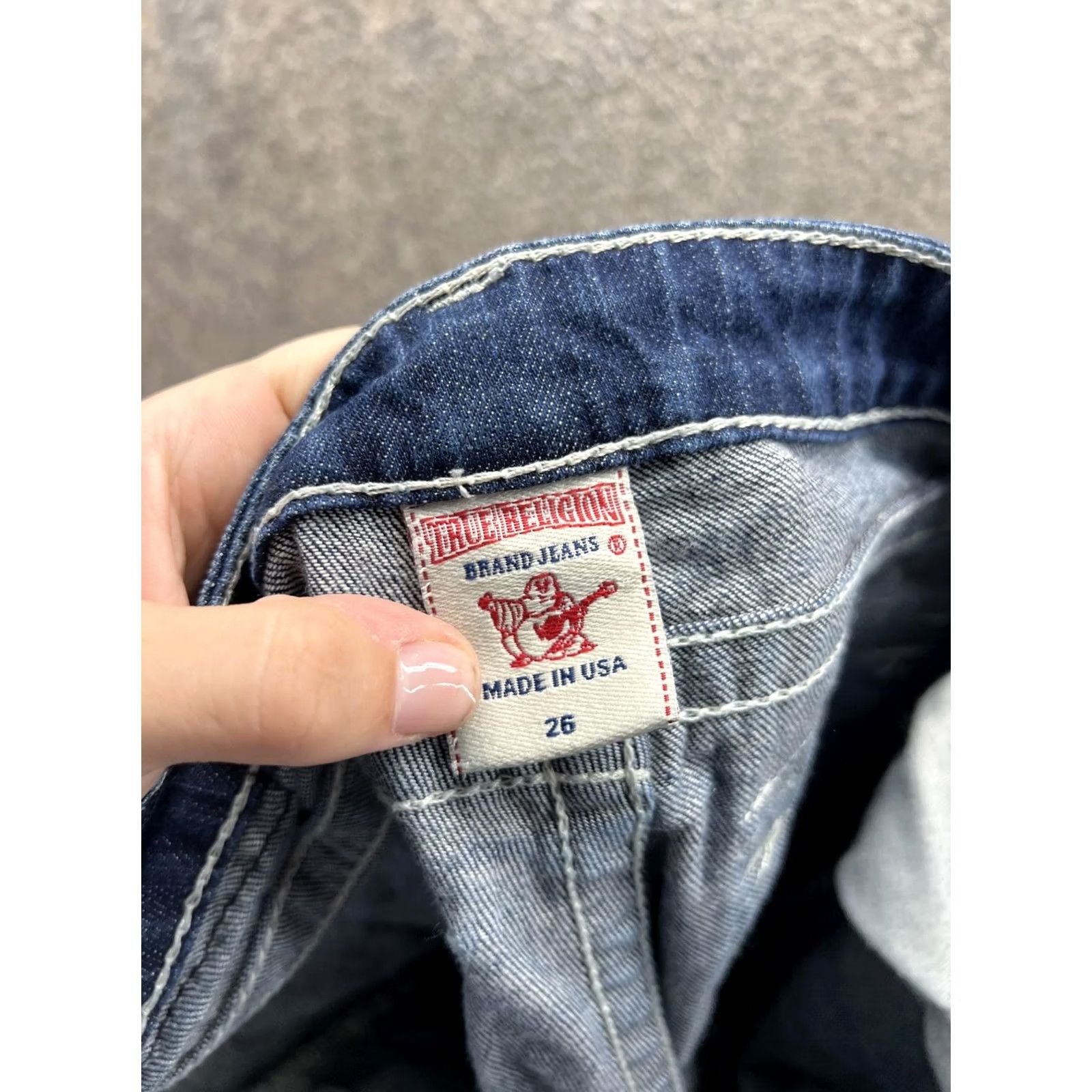 True Religion True Religion Jeans Capri Womens 26 Blue Dark Wash Denim Rolled Capris Slim 5-Pocket Ankle Zipper Summer Women’s Size 26" / US 2 / IT 38 - 2 Thumbnail