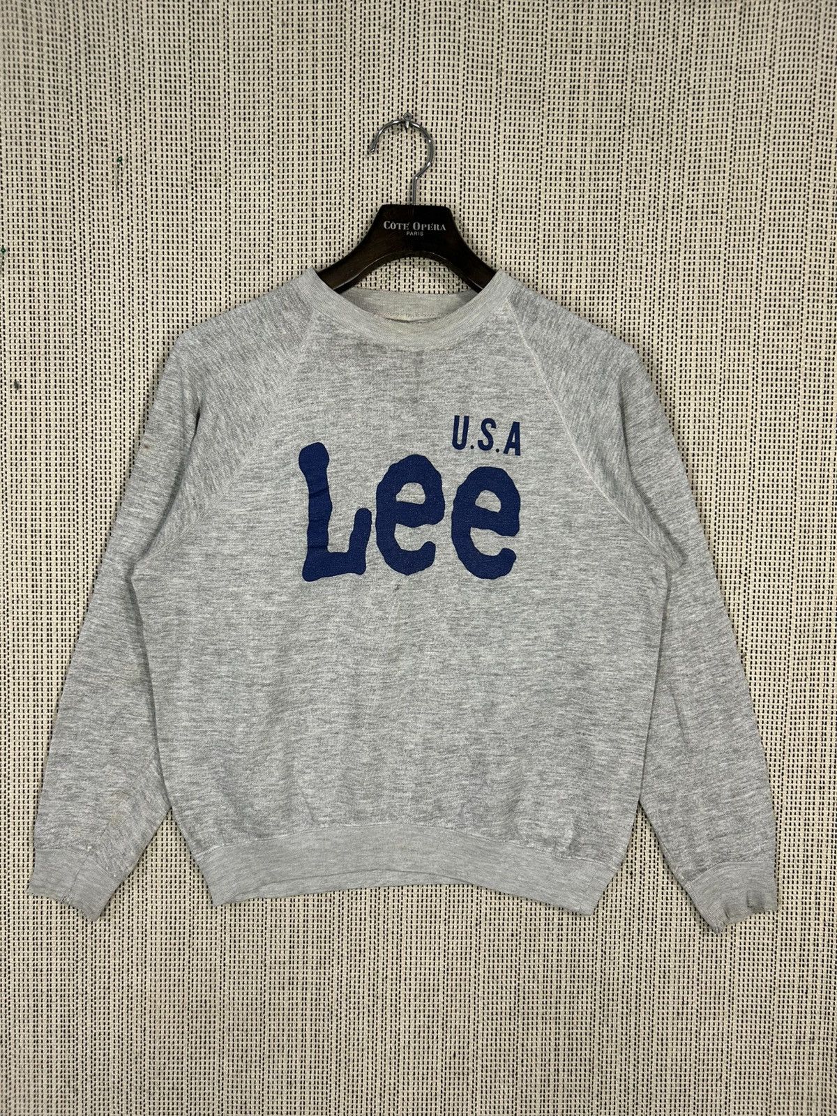 Lee Vintage lee sweatshirt pullover crewneck distressed Size US S / EU 44-46 / 1 - 1 Thumbnail