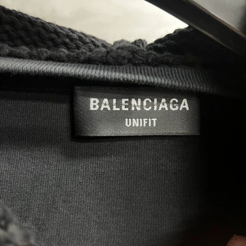 Balenciaga Balenciaga latest black classic logo letter embroidered per Size US L / EU 52-54 / 3 - 2 Thumbnail
