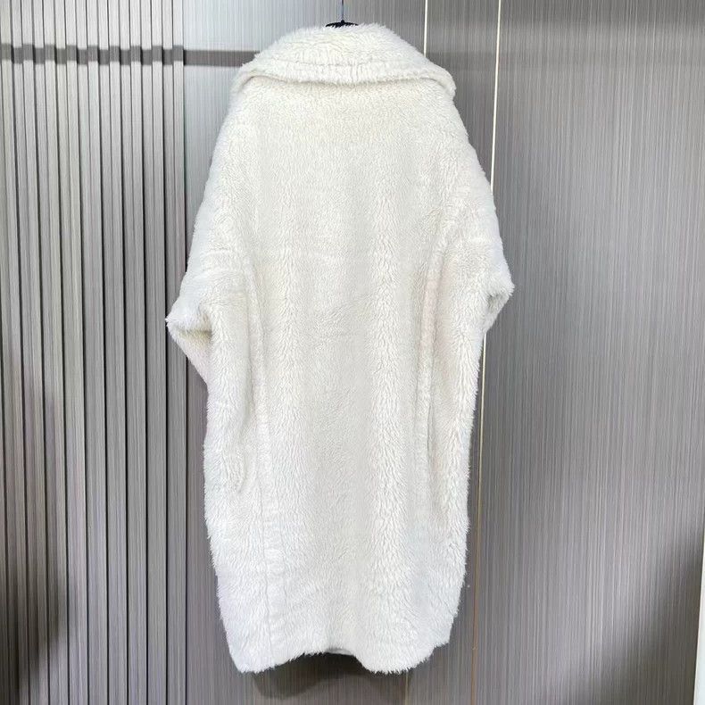 Vintage Maxmara White Teddy Long Coat-2508 Size US S / EU 44-46 / 1 - 3 Thumbnail