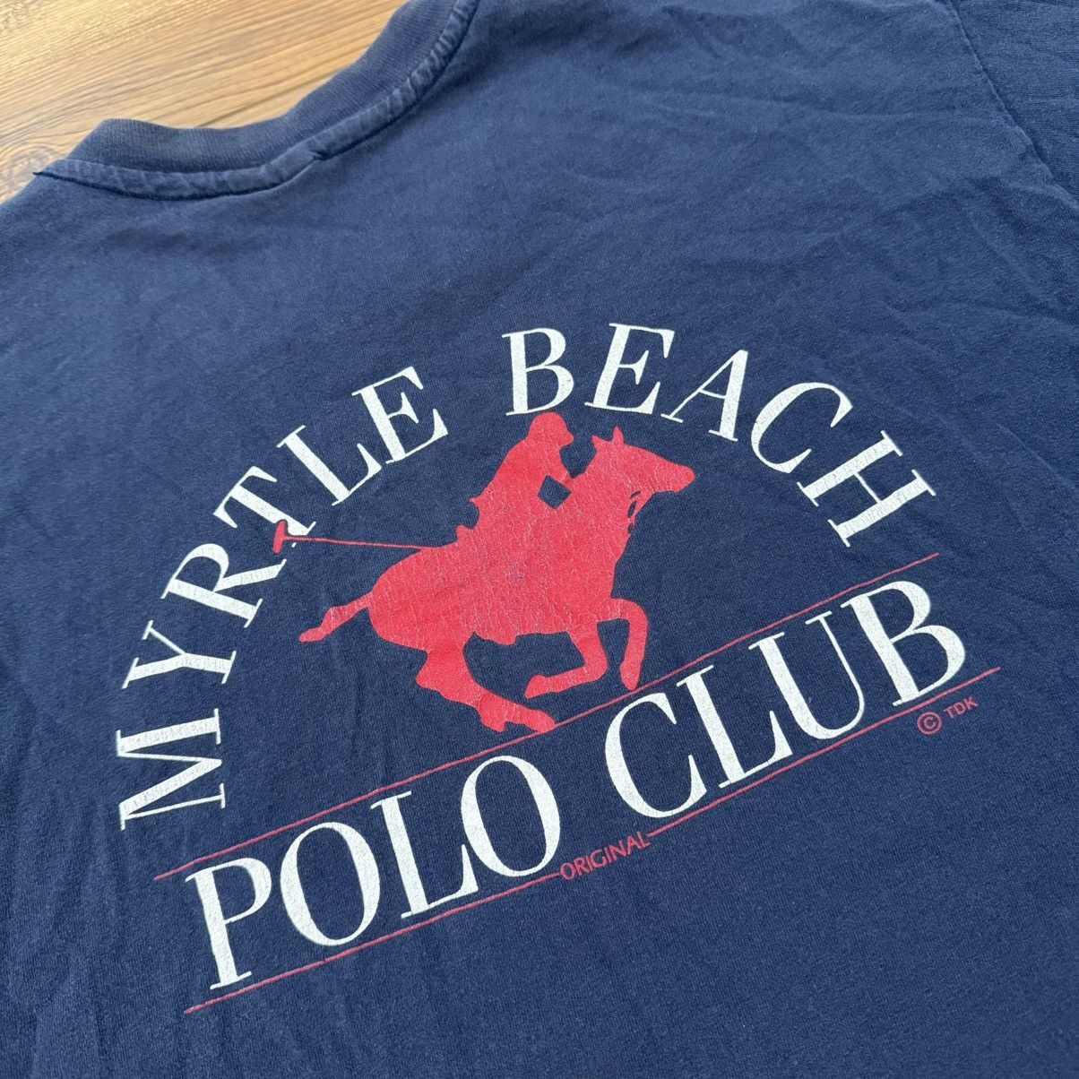 Other Vintage 90’s Myrtle Beach Polo Club Horse Jockey Tee Shirt Size US XL / EU 56 / 4 - 3 Thumbnail