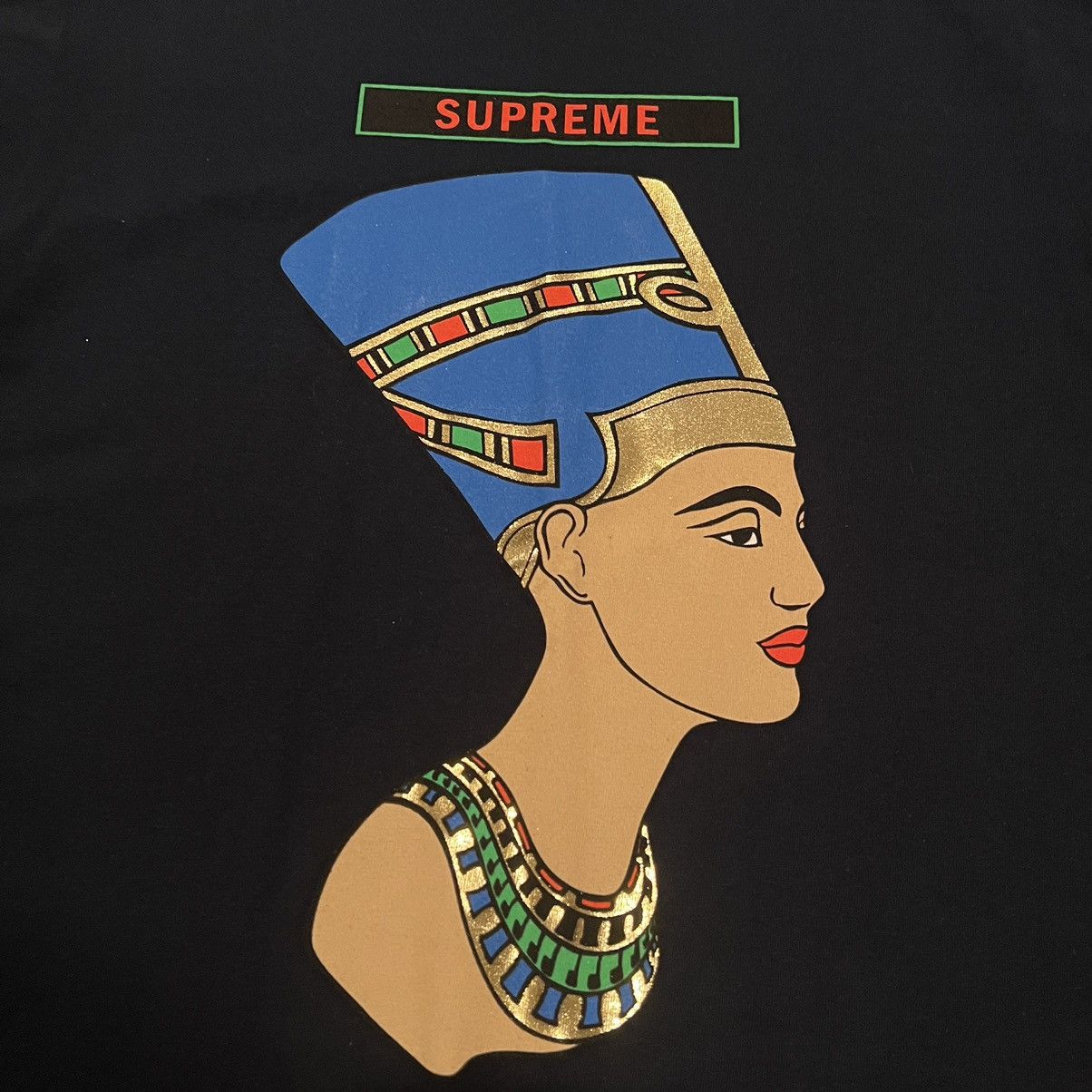 Supreme Supreme Nefertiti Tee Egypt tee Egyptian t shirt supreme Size US L / EU 52-54 / 3 - 5 Thumbnail