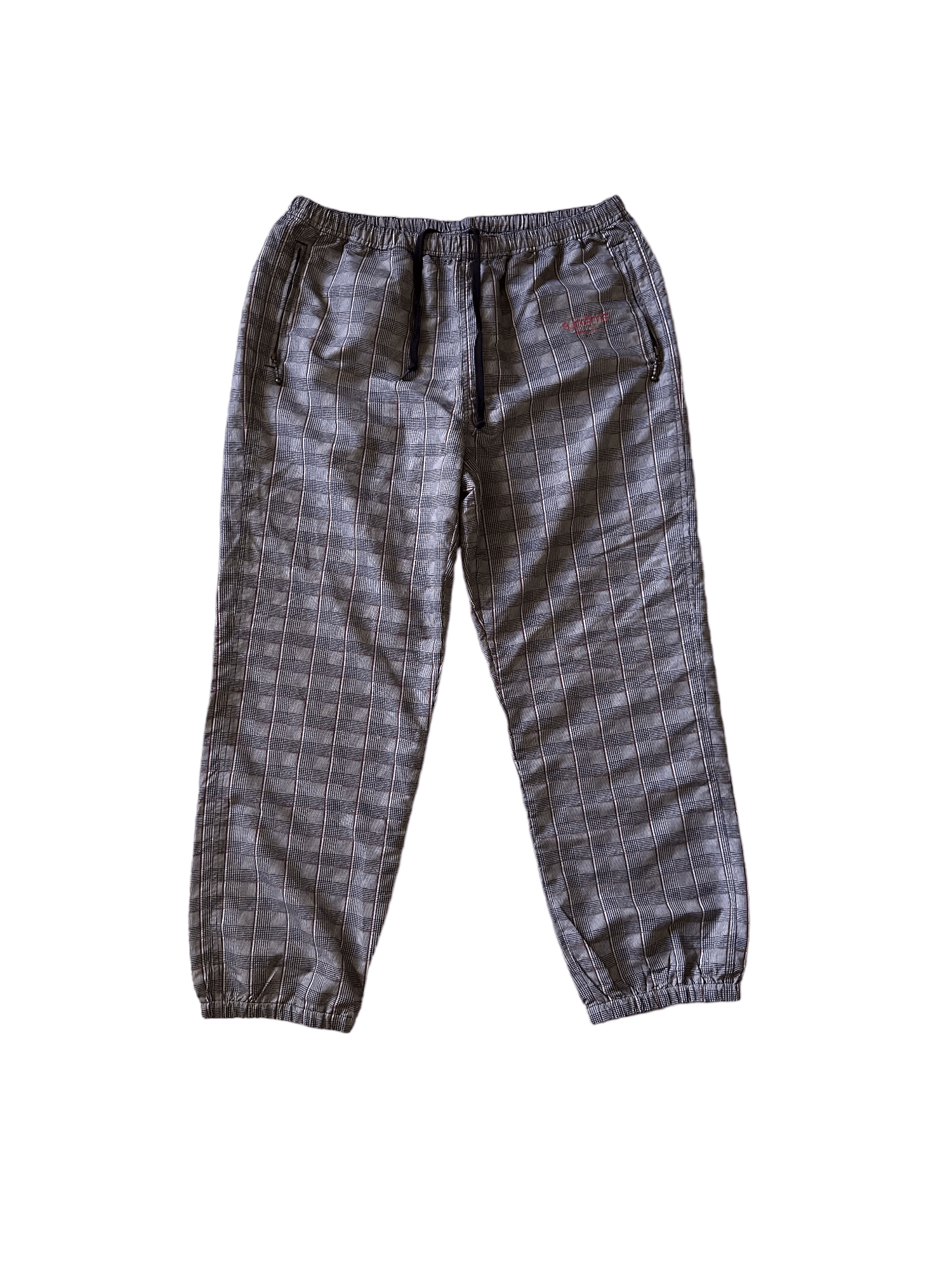 Supreme SS20 Track Pant XL Tan Glen Plaid Size US 36 / EU 52 - 1 Thumbnail