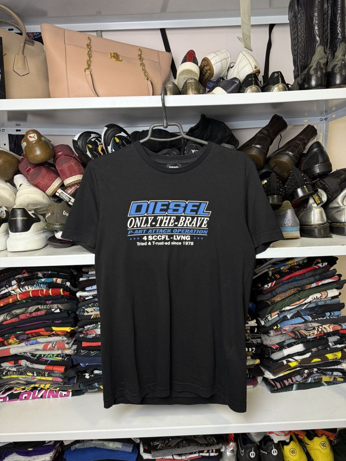 Diesel Mens Diesel T-shirt Only-the-Brave Size US M / EU 48-50 / 2 - 1 Thumbnail