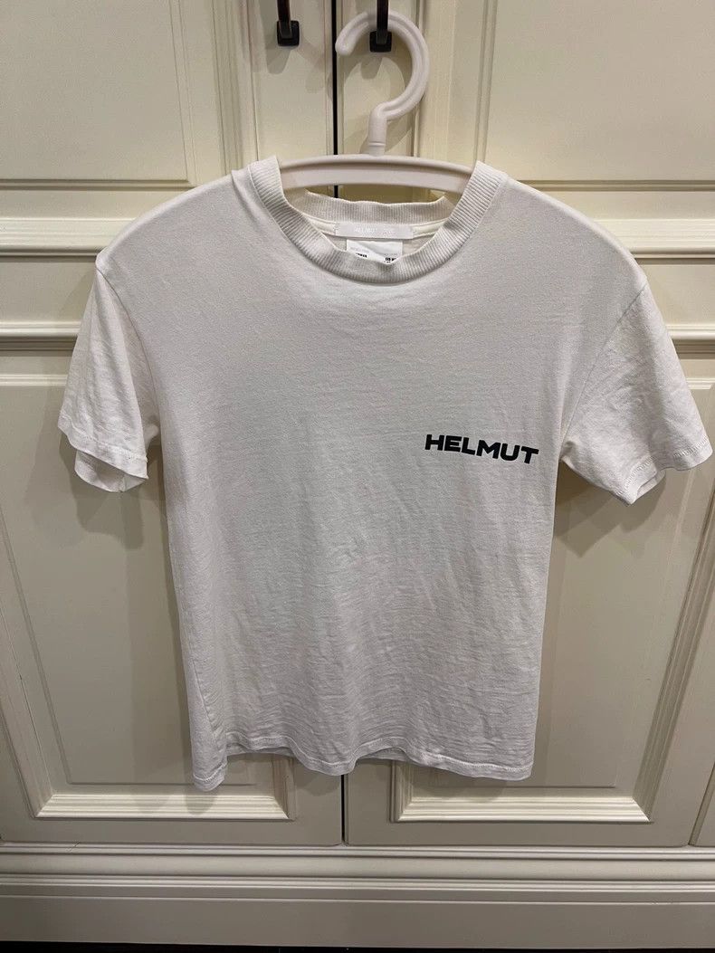 Helmut Lang Helmut Lang White Letter Print T-shirt - dmc Size US M / EU 48-50 / 2 - 1 Thumbnail