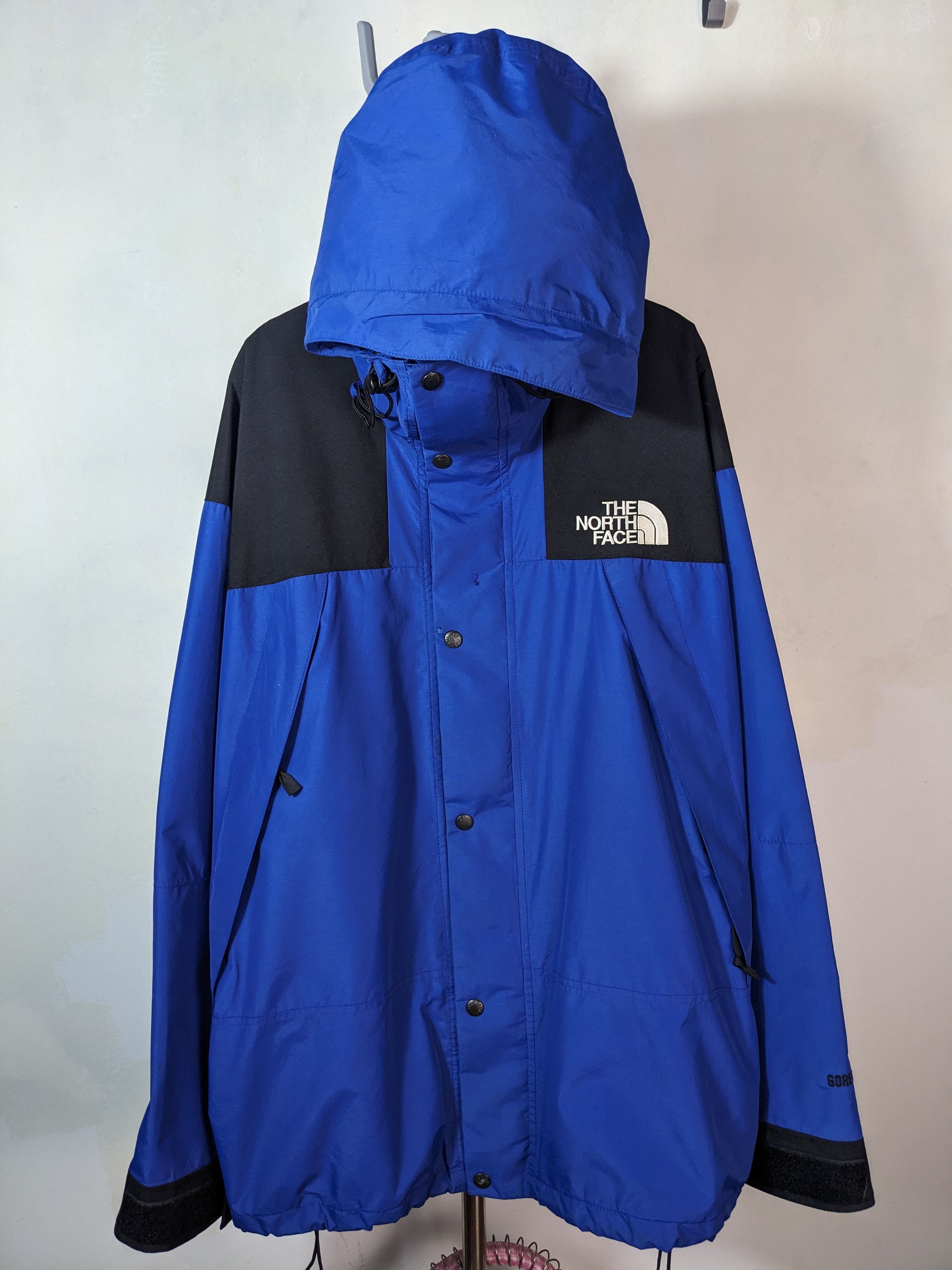 image of Outdoor Life x The North Face 1990 Vintage Goretex Mountain Para XL Blue, Men's