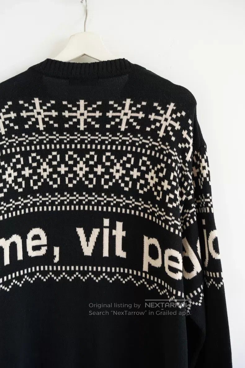 Yohji Yamamoto Yohji Yamamoto 16aw Fair Isle jacquard knit sweater Size US L / EU 52-54 / 3 - 5 Thumbnail
