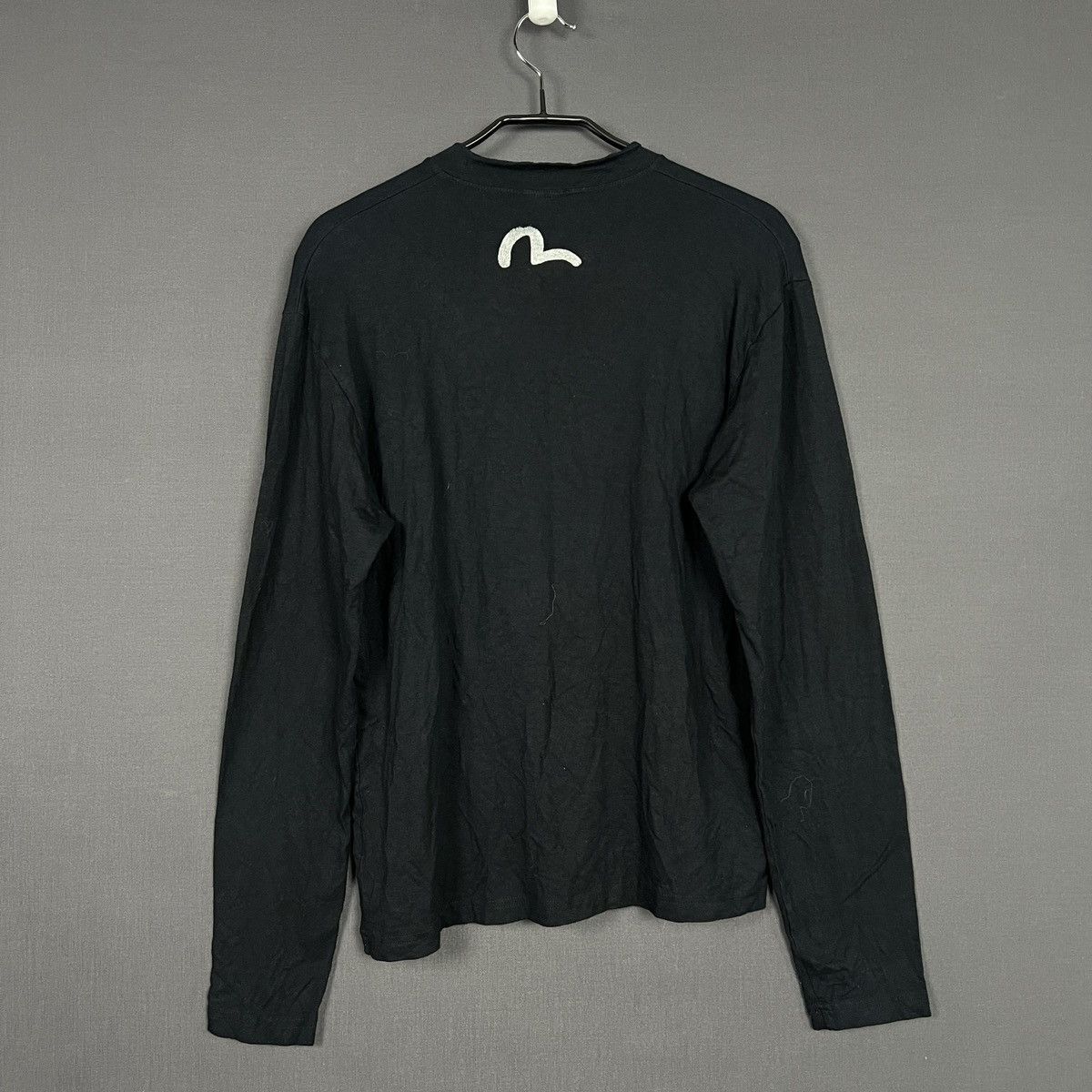 Evisu Evisu Black LS T-shirt w/ Globe Graphic & Logo mens size L Size US L / EU 52-54 / 3 - 4 Thumbnail