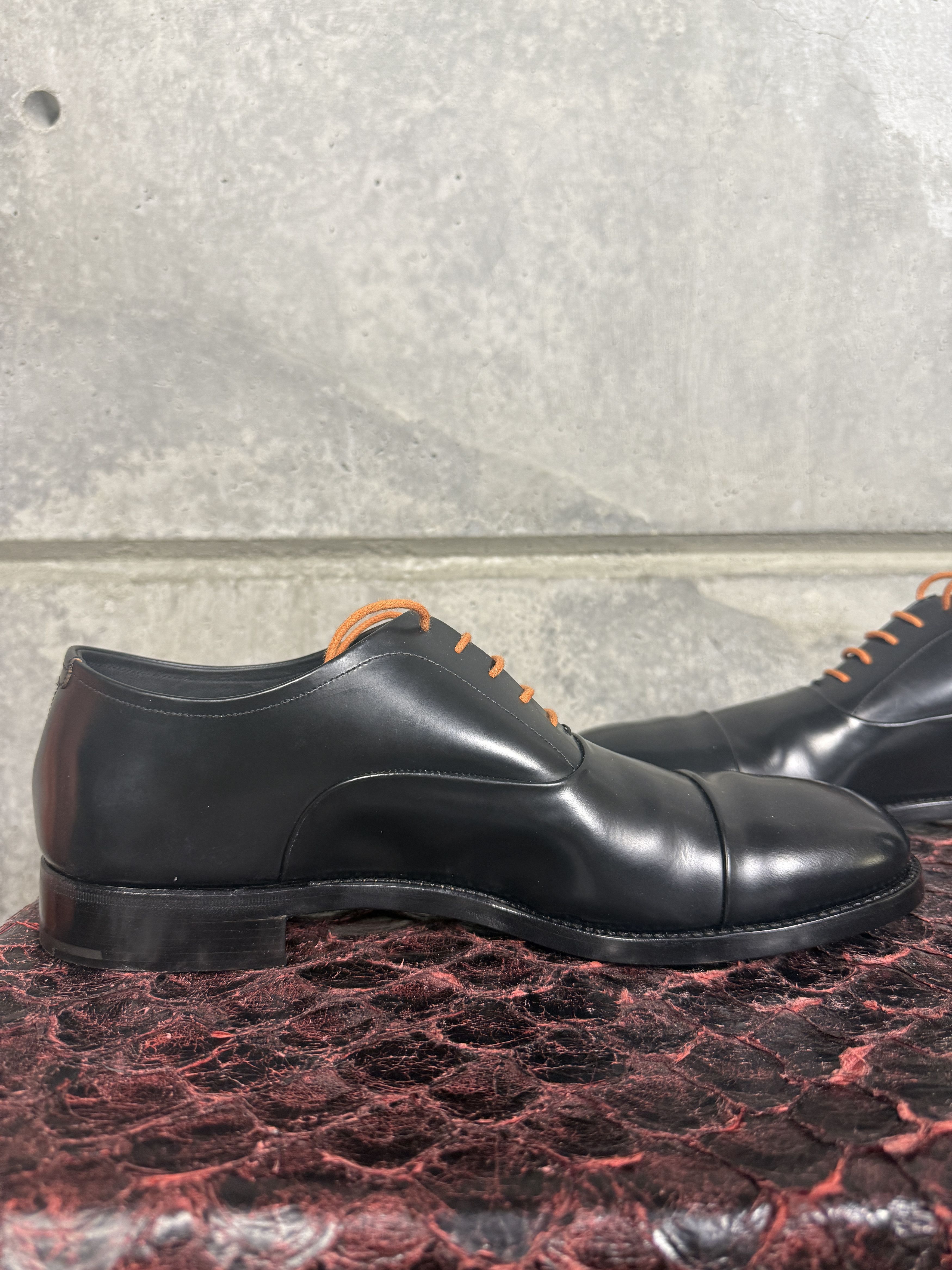 Alberto Fasciani Alberto Fasciani Torres Ron Nero Leather Oxfords Size US 12 / EU 45 - 4 Thumbnail