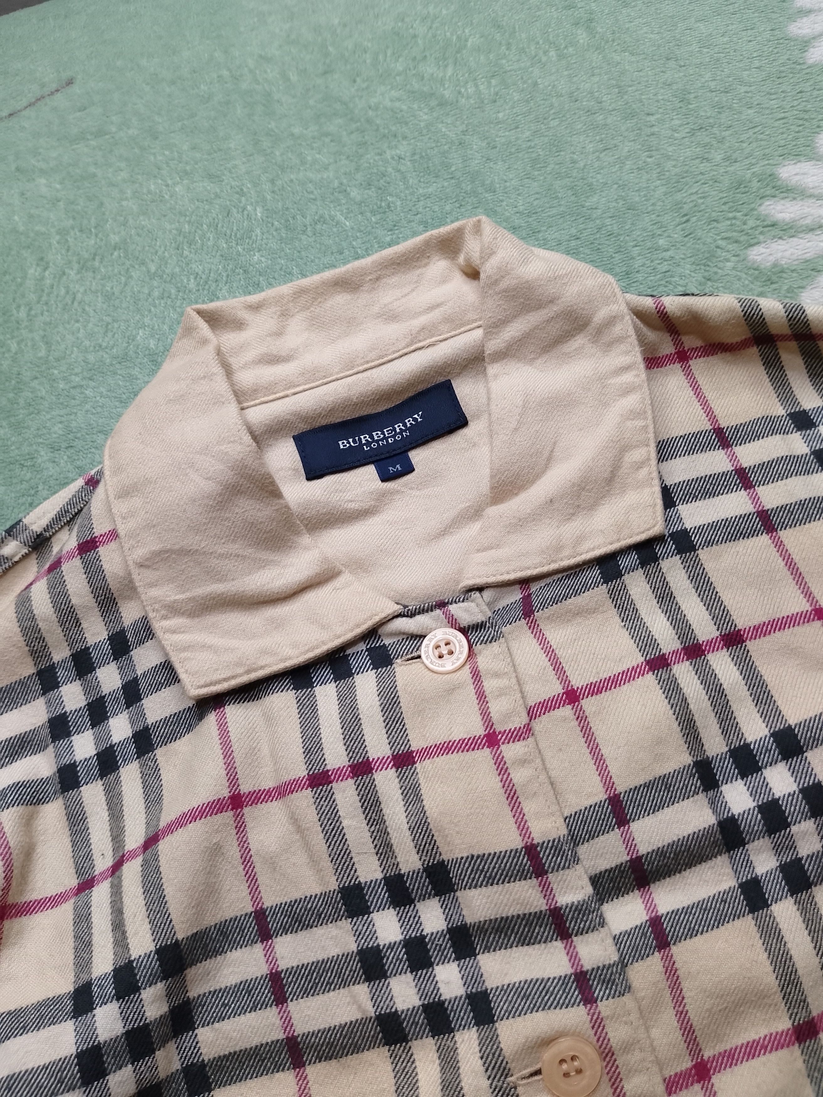 Burberry × Vintage Vintage Burberry London Nova Check Shirt Size US M / EU 48-50 / 2 - 6 Thumbnail