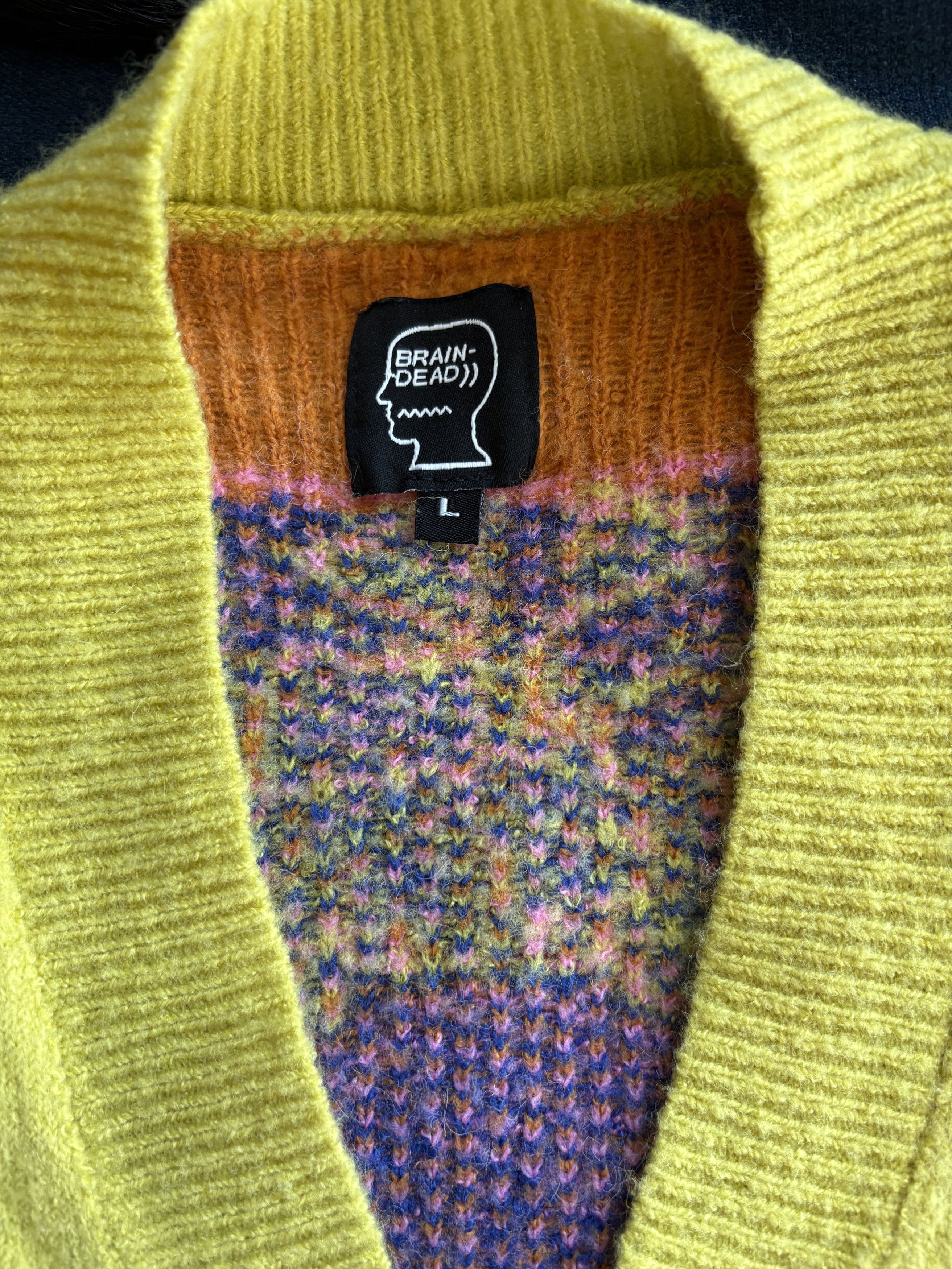Brain Dead Brain Dead Devils Wool Blend Knit Sweater Cardigan Size US XL / EU 56 / 4 - 2 Thumbnail