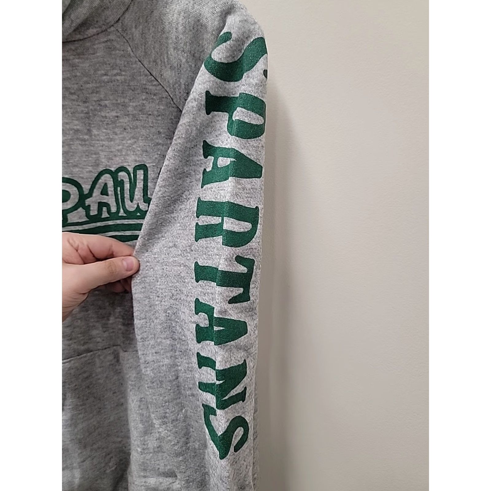 Vintage VINTAGE De Paul Spartans Men’s Finest Quality Sportswear Hoodie M Gray All Seasons Pullover Mens Size US M / EU 48-50 / 2 - 3 Thumbnail