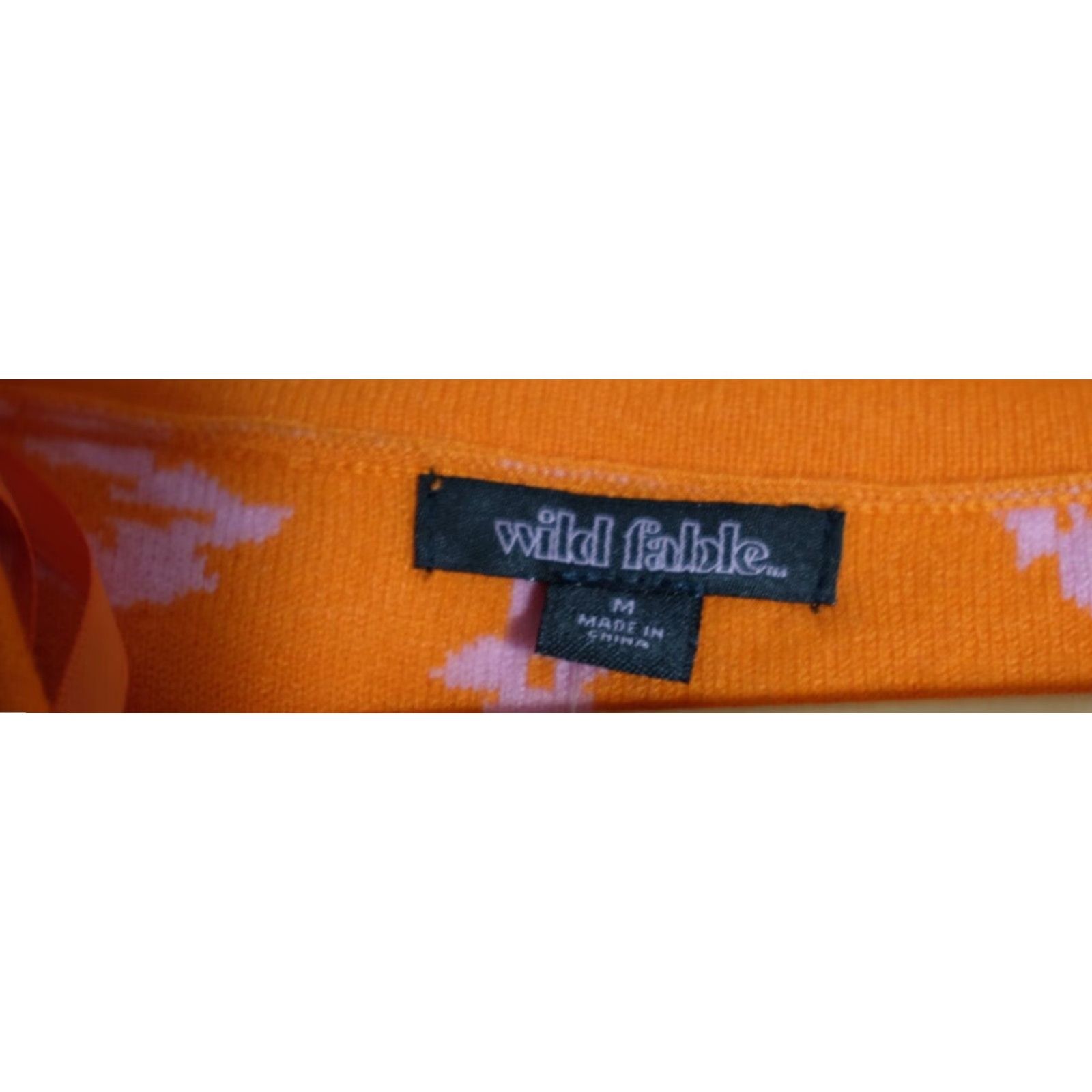 Vintage NWT! Wild Fable Knit Skirt and Tank Set Pink/Orange Size M Size 32" / US 10 / IT 46 - 4 Thumbnail