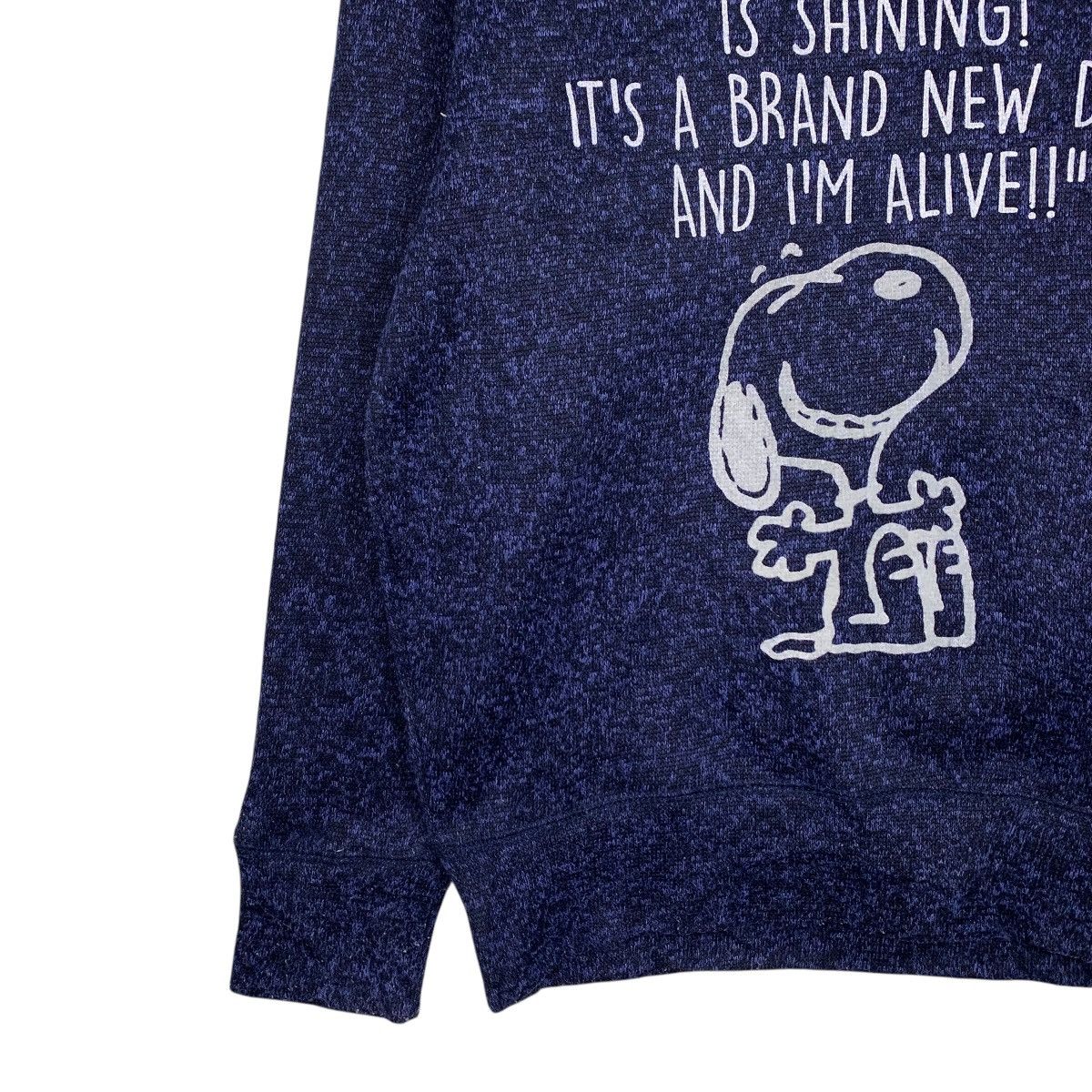 Peanuts Peanuts Snoopy Blue Crewneck Sweatshirt Size US L / EU 52-54 / 3 - 3 Thumbnail