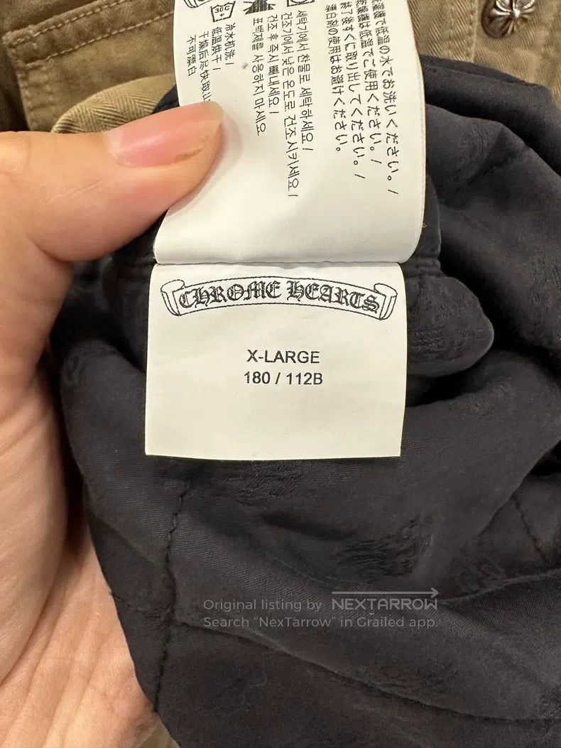 Chrome Hearts CHROME HEARTS Size XL Khaki herringbone cotton Workdog shir Size US XL / EU 56 / 4 - 6 Thumbnail