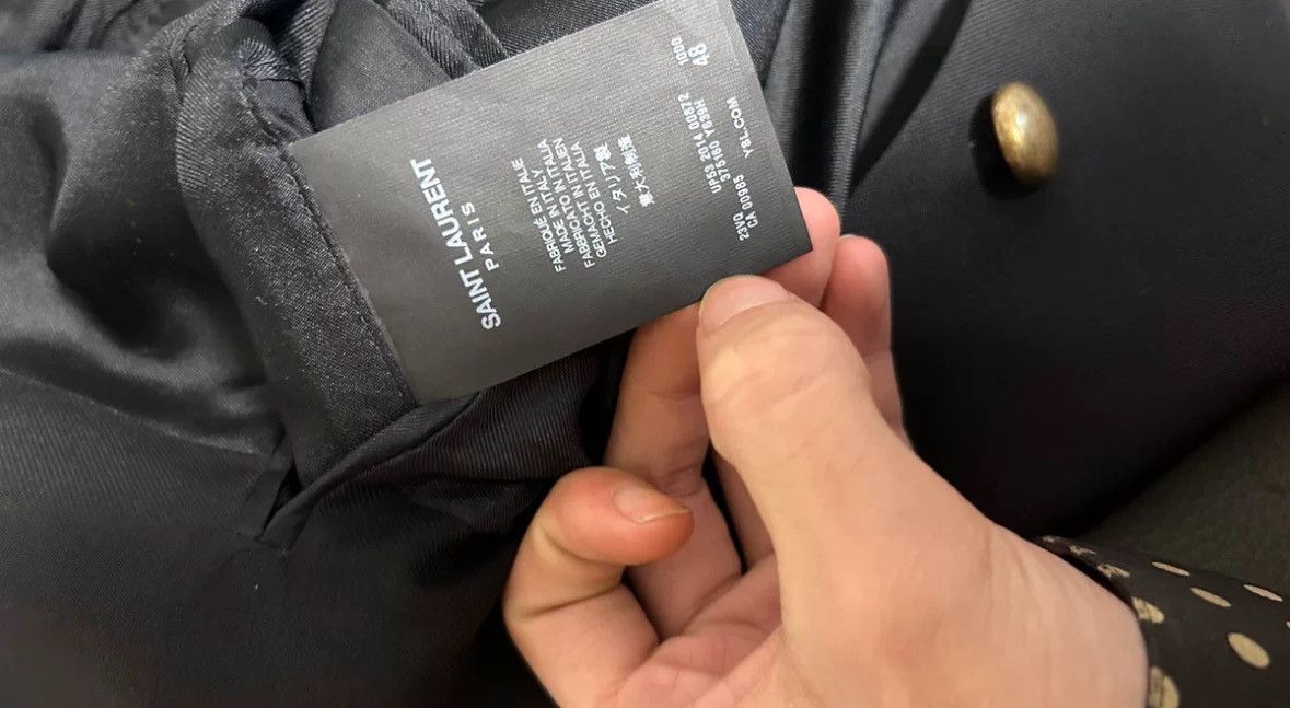 Saint Laurent Paris × Yves Saint Laurent Saint Laurent slp15SS gold wire palace Zhongshan suit Size US M / EU 48-50 / 2 - 6 Thumbnail