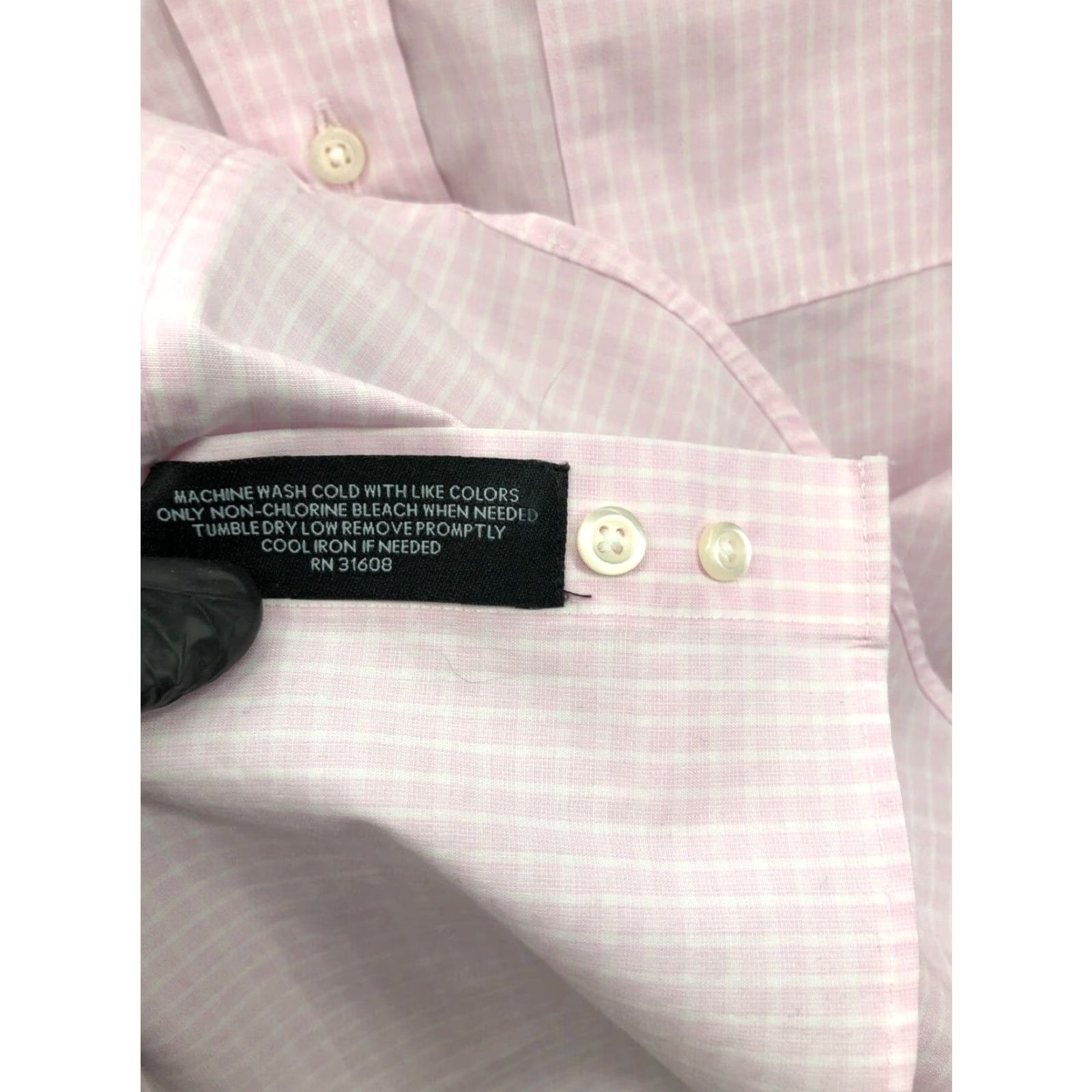 Jos. A. Bank Jos. A. Bank Travel Tech Shirt Size 15.5 Mens Long Sleeve Spread Collar Pink Size US L / EU 52-54 / 3 - 7 Thumbnail