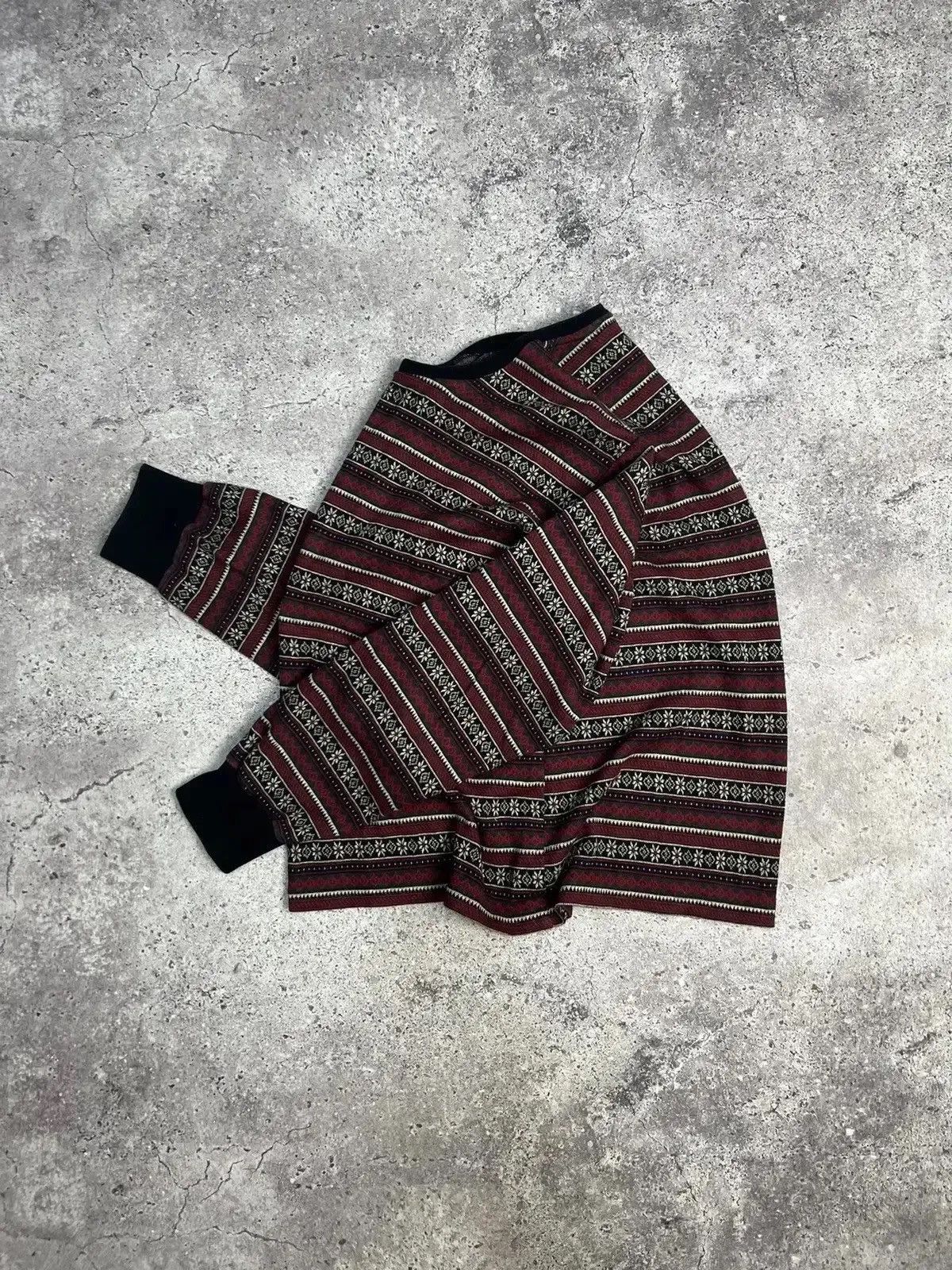 Polo Ralph Lauren × RRL Ralph Lauren × Vintage Vintage Y2K Polo Ralph Lauren Wool Sweater nova check Size US M / EU 48-50 / 2 - 6 Thumbnail