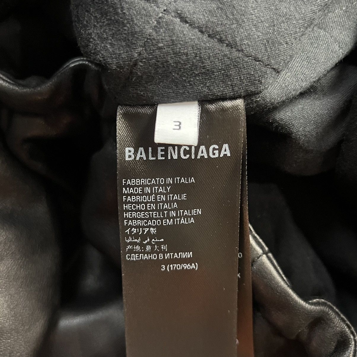 Balenciaga Balenciaga All Lamb Leather Hoodie Size US L / EU 52-54 / 3 - 3 Thumbnail