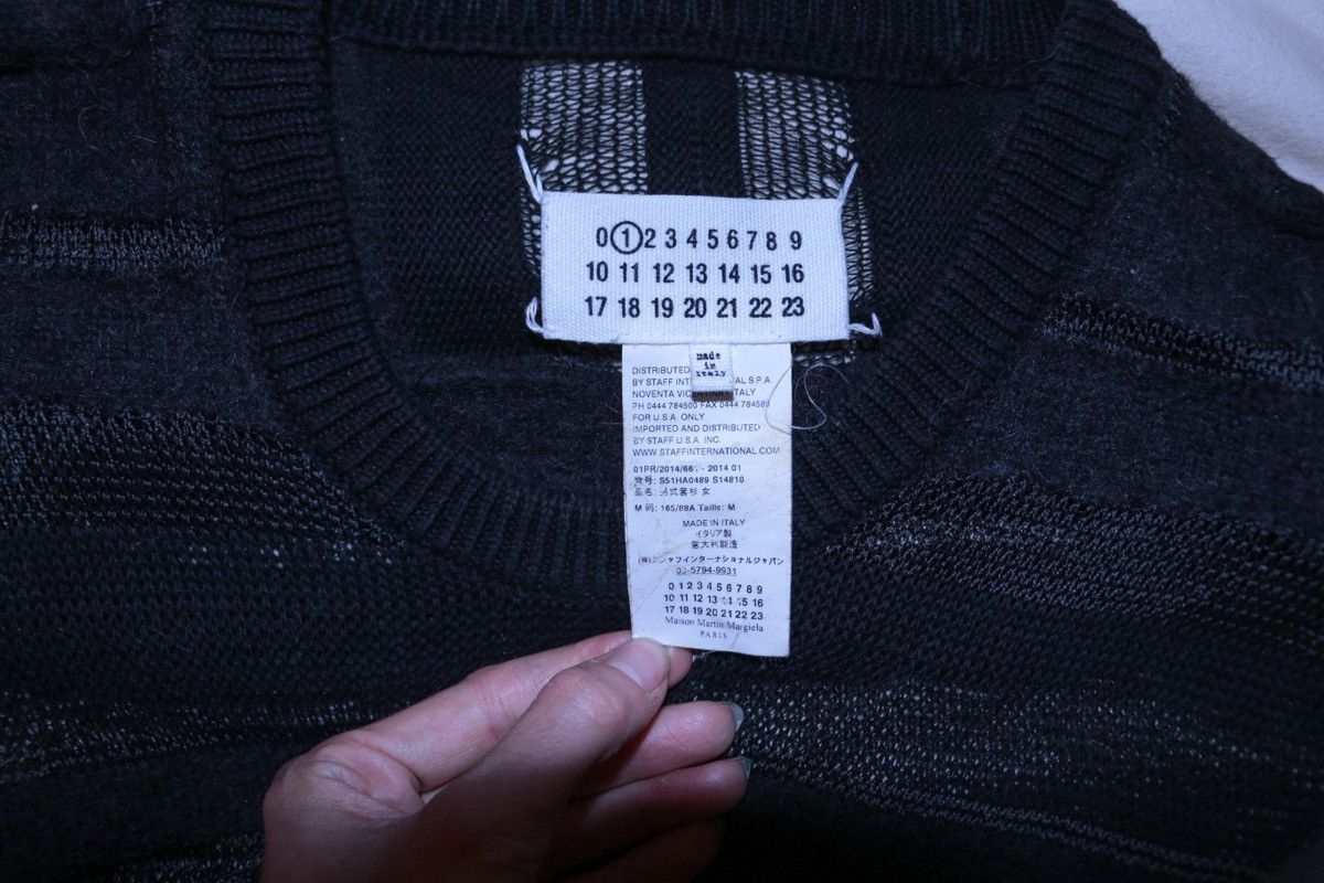 Maison Margiela Maison Margiela Sheer Distressed Knit Sweater Size S / US 4 / IT 40 - 5 Thumbnail