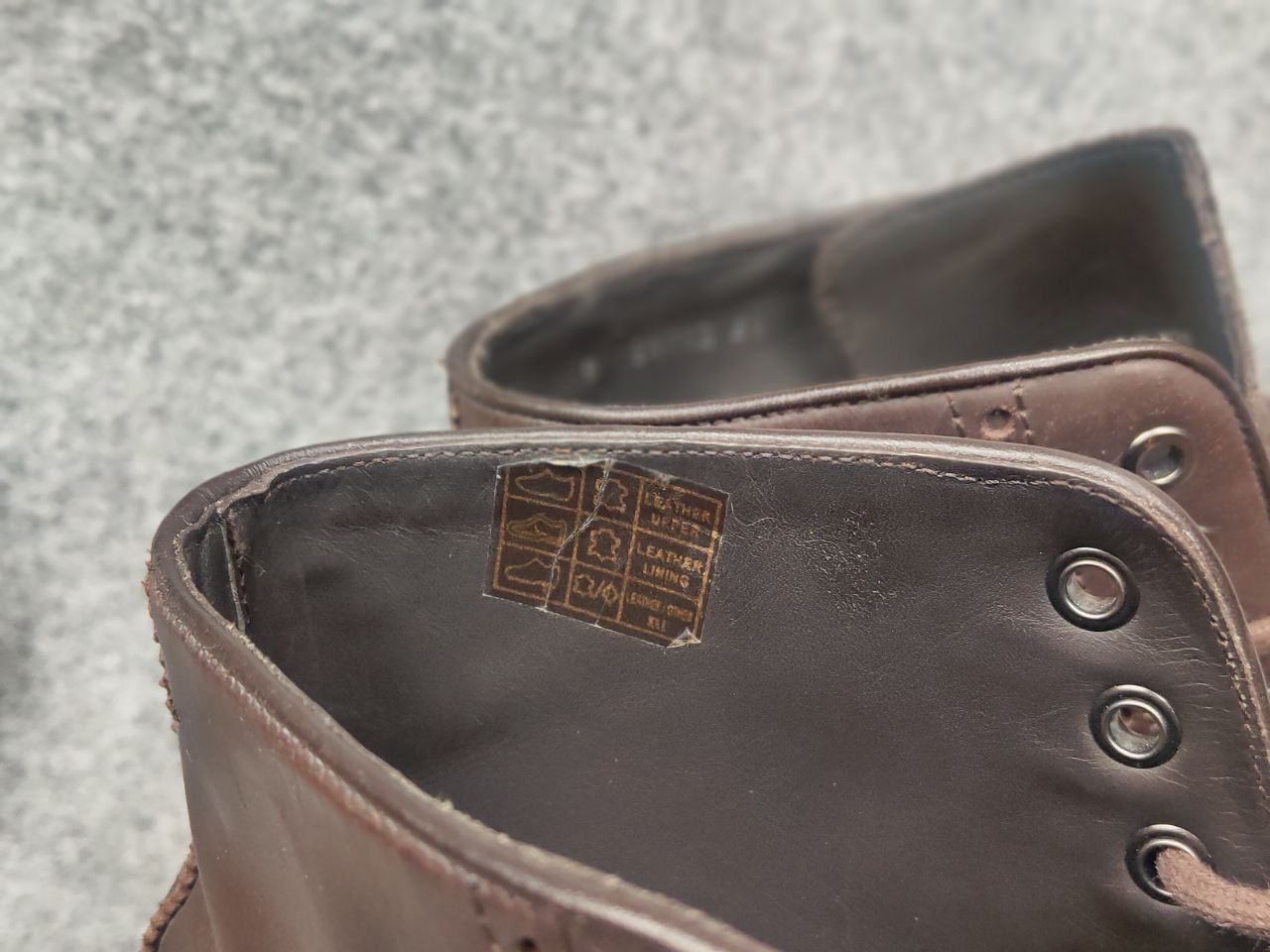 Hugo Boss orange Handmade Brown Leather brogue Ankle Boots