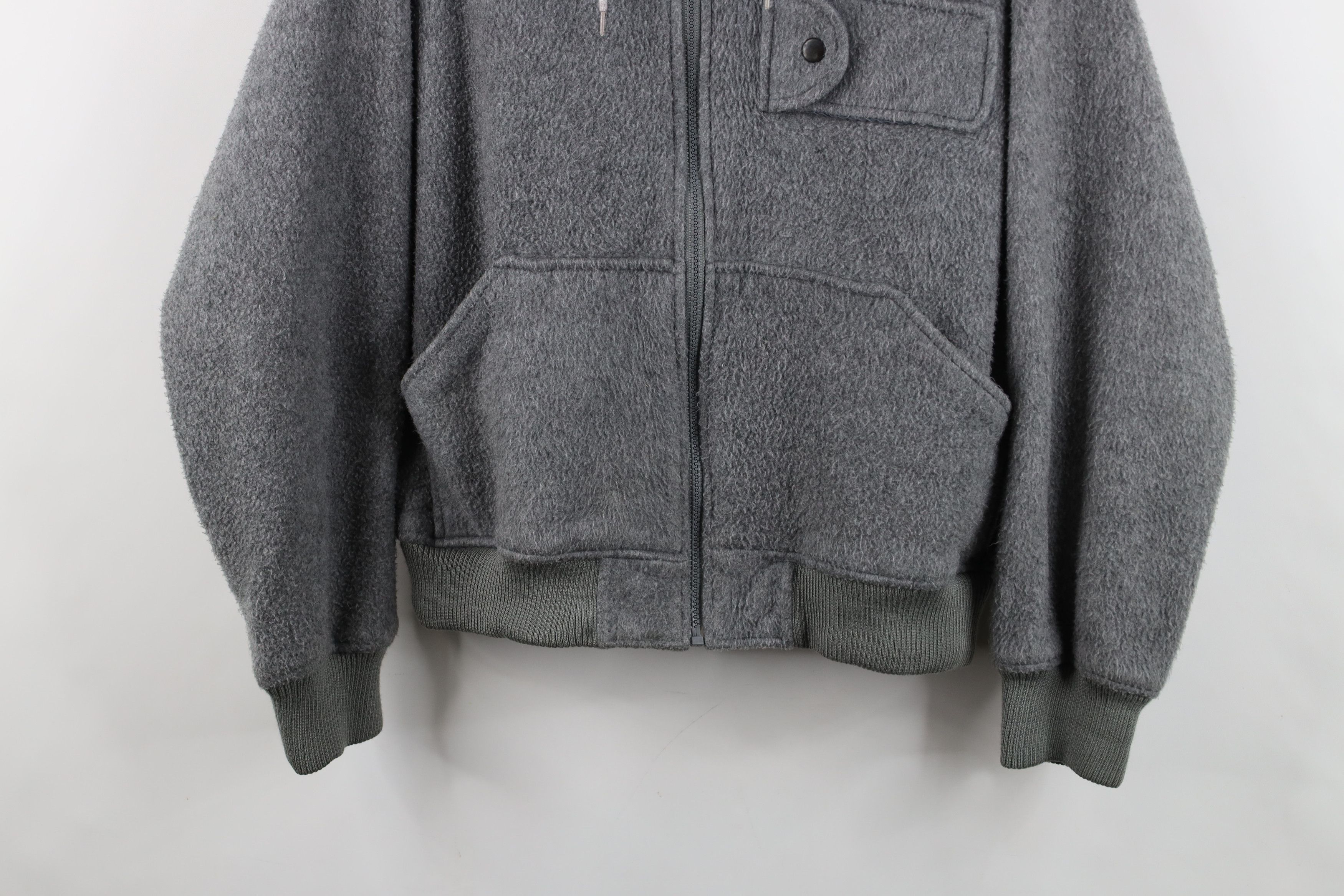 Vintage Vintage 90s Streetwear Blank Full Zip Fleece Hooded Jacket Size US M / EU 48-50 / 2 - 3 Thumbnail