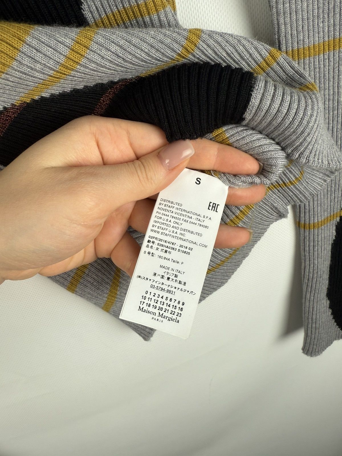 Maison Margiela Margiela Runaway Geometric Pattern Wool Sweater Pullover Size S / US 4 / IT 40 - 12 Thumbnail