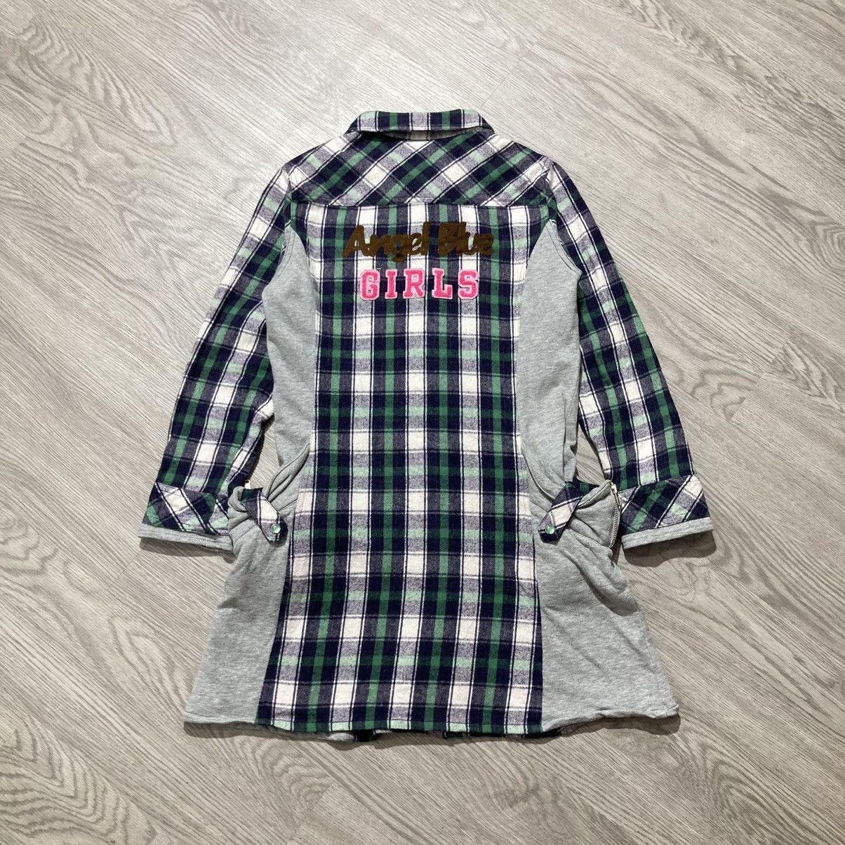 Angel Blue 2000s Angel Blue Flanel Hoodie Plaid ButtonUp Lgb Punk Style Size US XS / EU 42 / 0 - 11 Thumbnail