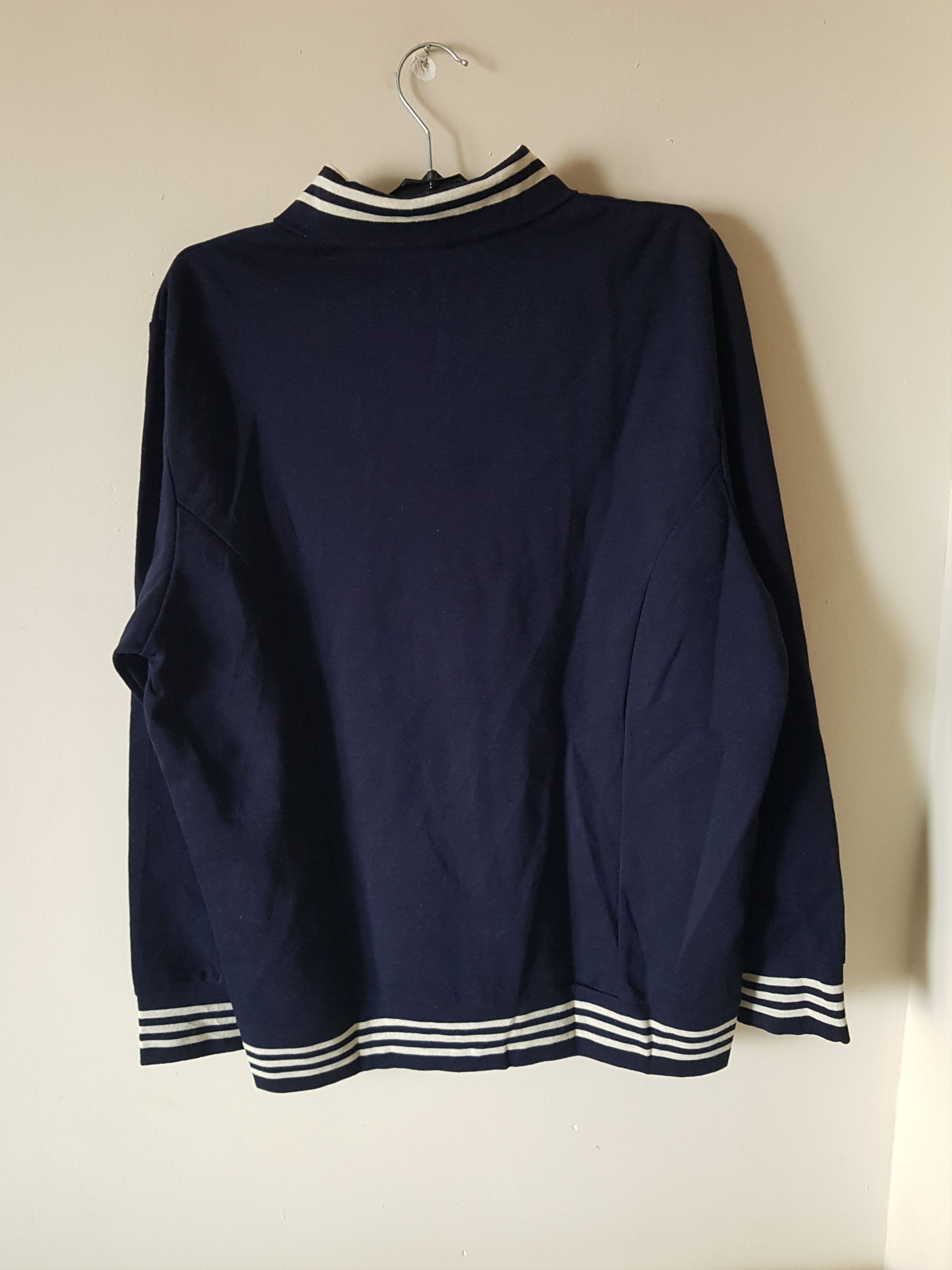 Adidas 70's Vintage Adidas Knit Jacket Wool Schwahn West-Germany Size US L / EU 52-54 / 3 - 6 Thumbnail