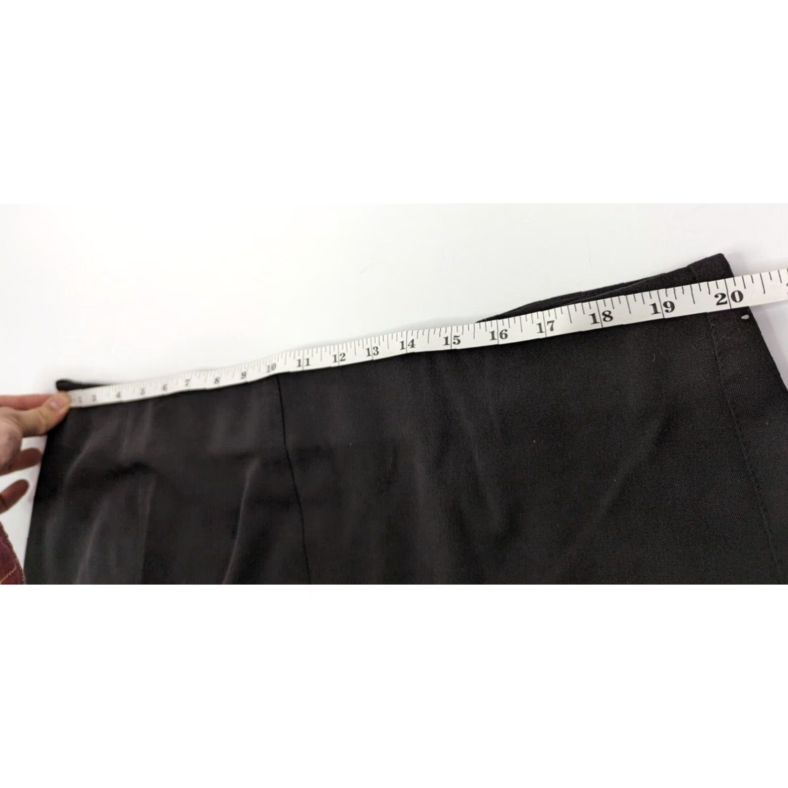 Vintage VINTAGE Lane Bryant Black Side Zip Skirt Women's Size 18 Knee Length Pencil Straight Slit Zip All Seasons Plus Department Women Size 40" / US 18 - 4 Thumbnail