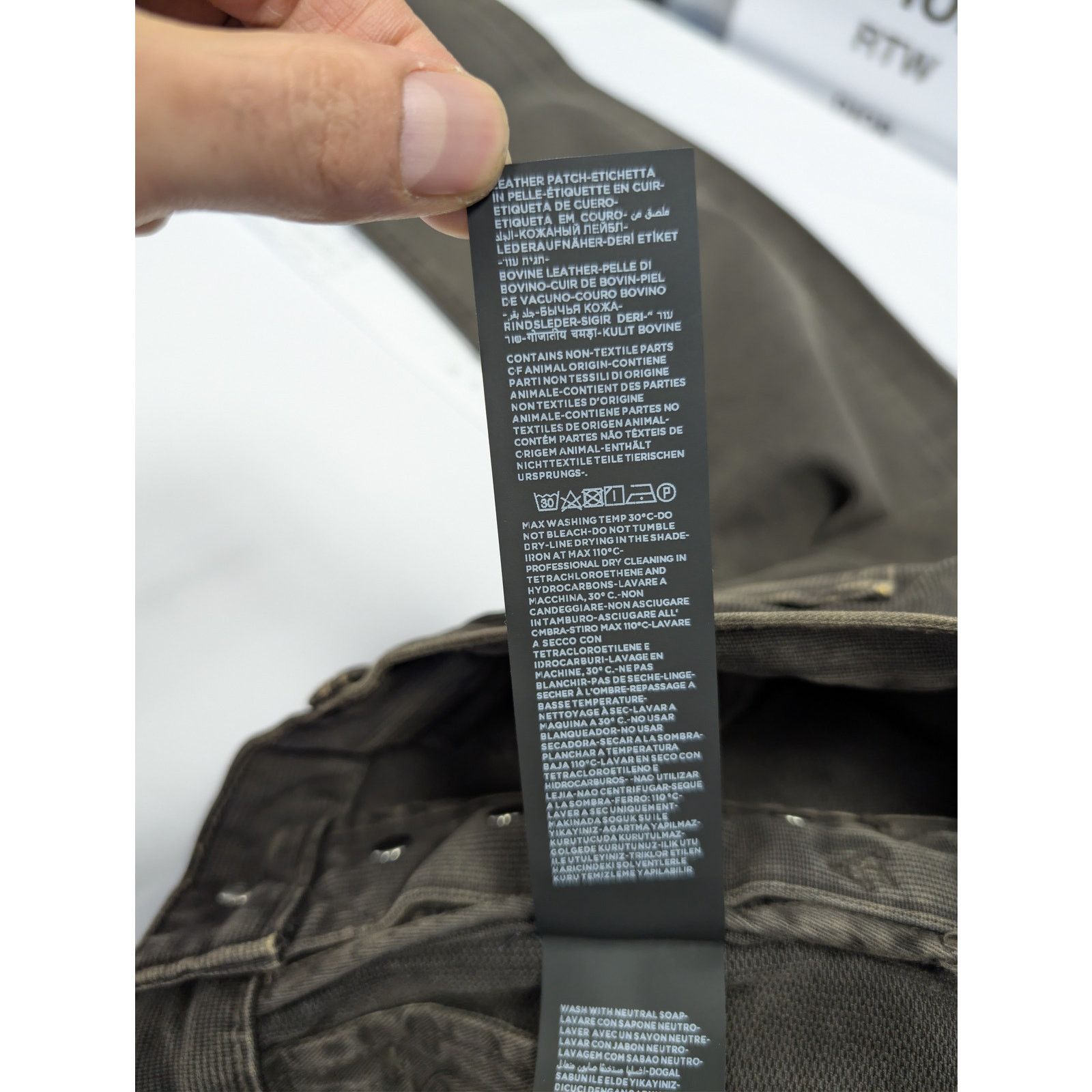Tom Ford o1rshd1 Slim Jeans in Washed Black Size US 34 / EU 50 - 17 Thumbnail