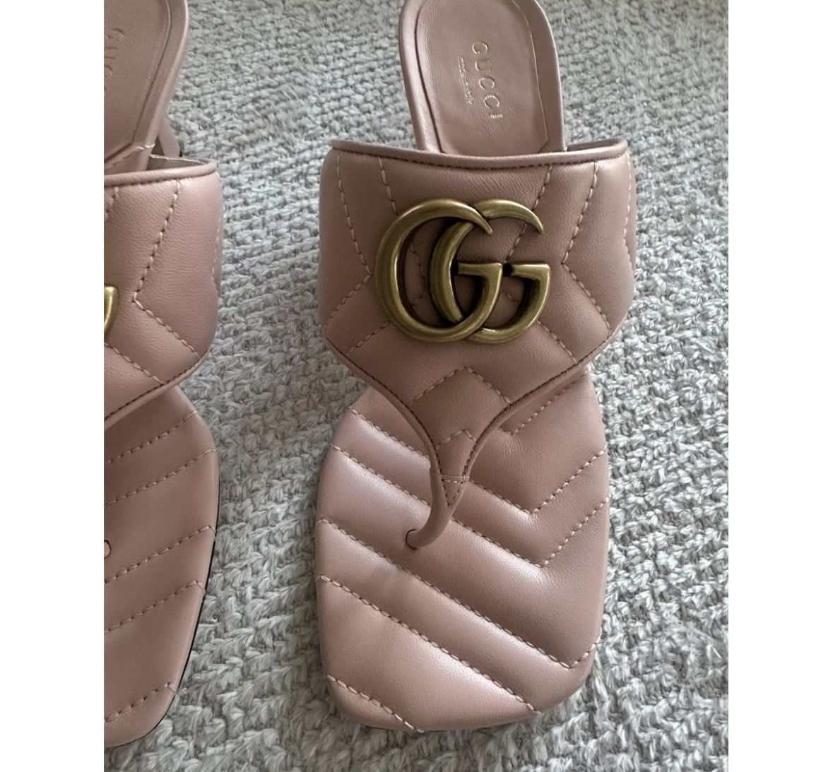 Gucci Gucci gg marmont sandals heels Size US 6 / IT 36 - 3 Thumbnail