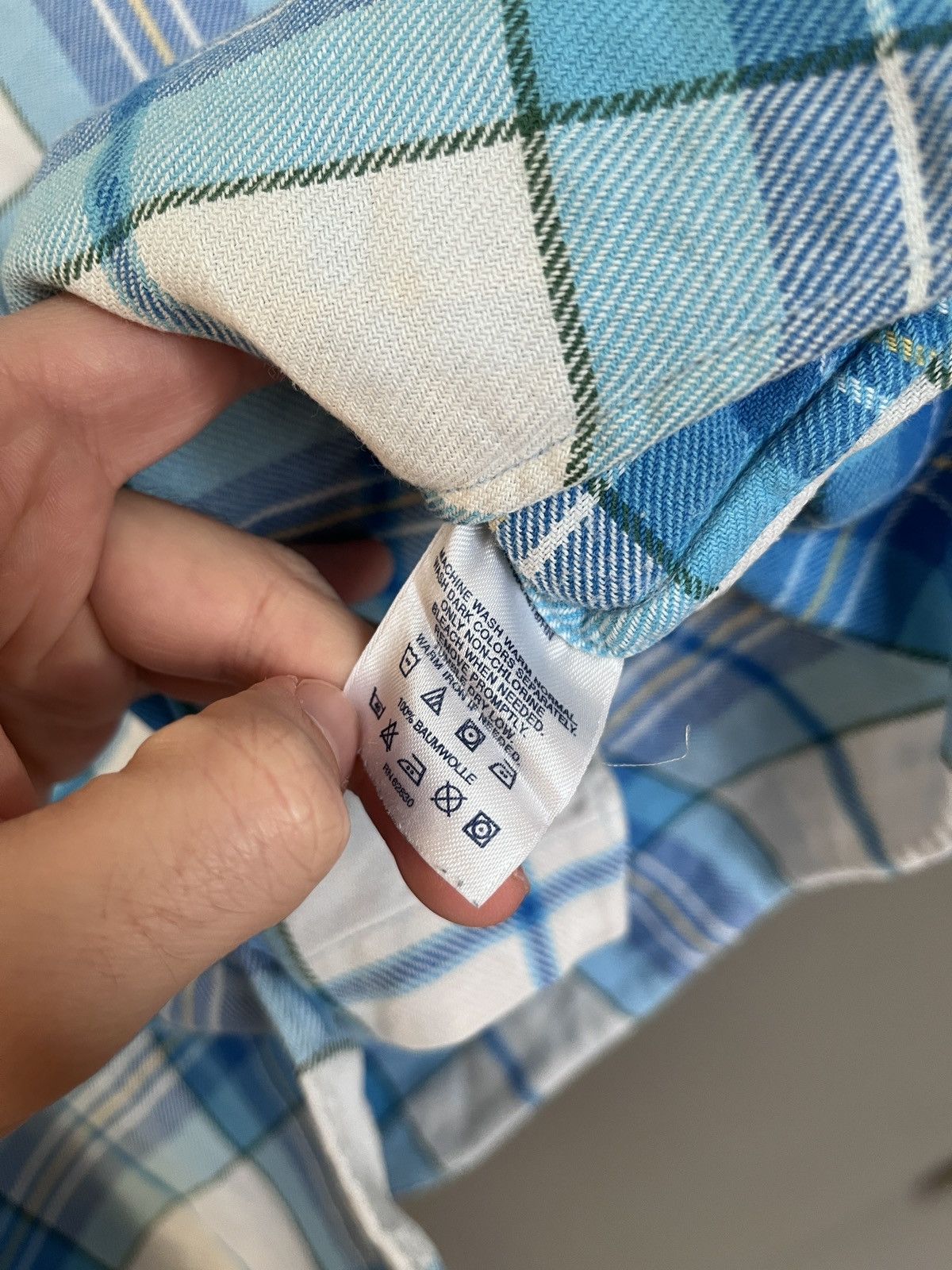 Portuguese Flannel Portuguese Flannel Blue Checkered Flannel Shirt Size S / US 4 / IT 40 - 9 Thumbnail