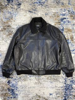LOUIS VUITTON Leather Biker Rider Motorcycle Jacket 36 Authentic Women Used