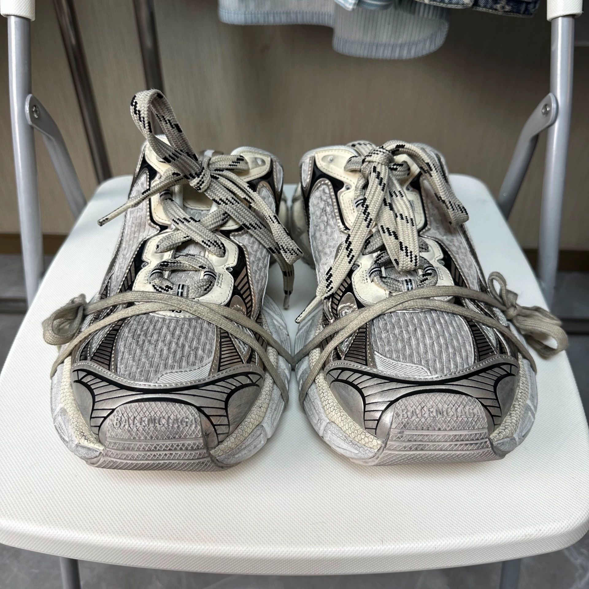 Balenciaga Balenciaga 3XL Round Toe Platform Mule Men's Beige 45 Size US 12 / EU 45 - 2 Thumbnail