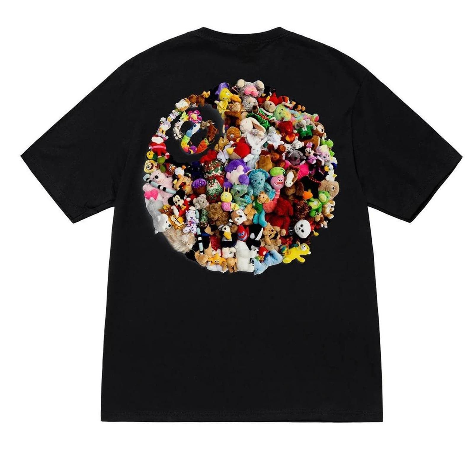 image of Stussy Plush T Shirt in Black, Men's (Size Medium)