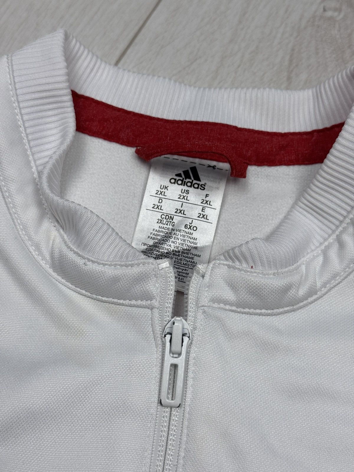 Adidas Nike Manchester United Zip Up Jacket Hoodie Size US XXL / EU 58 / 5 - 7 Thumbnail